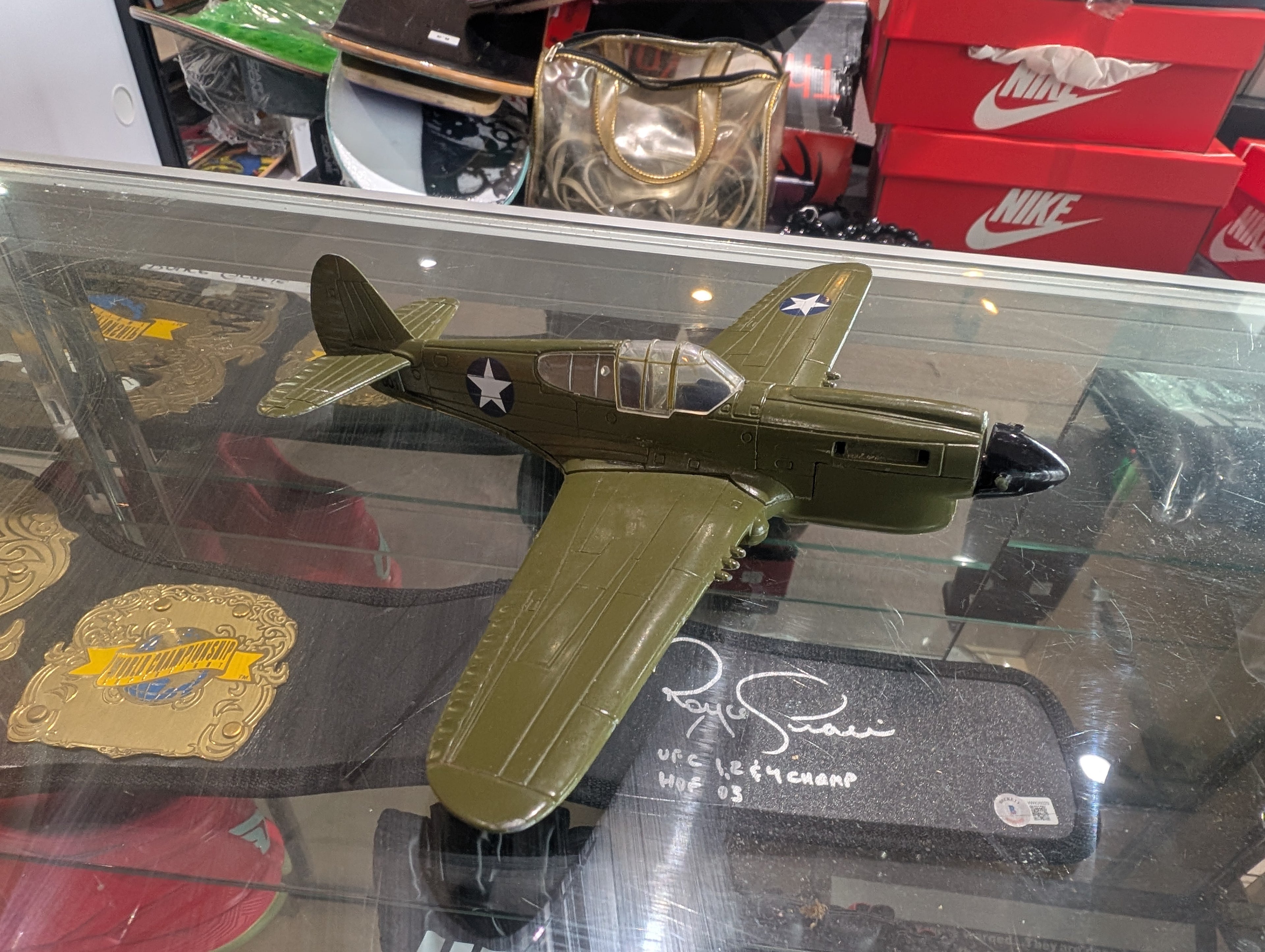 Vintage Military Toy Airplane US Army Star Fighter Model Collectible