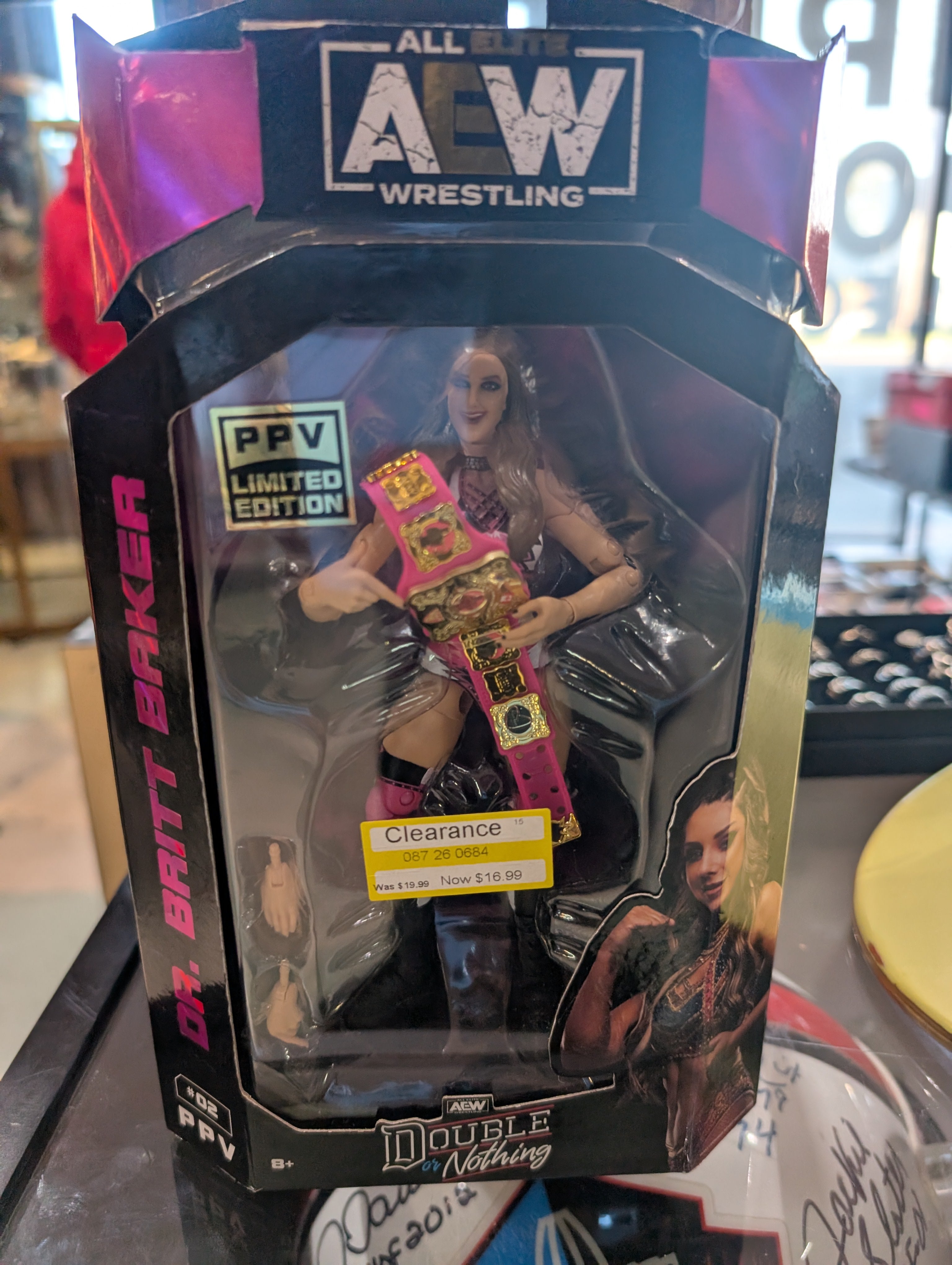 AEW Dr Britt Baker PPV Limited Edition Figure Double Or Nothing 102