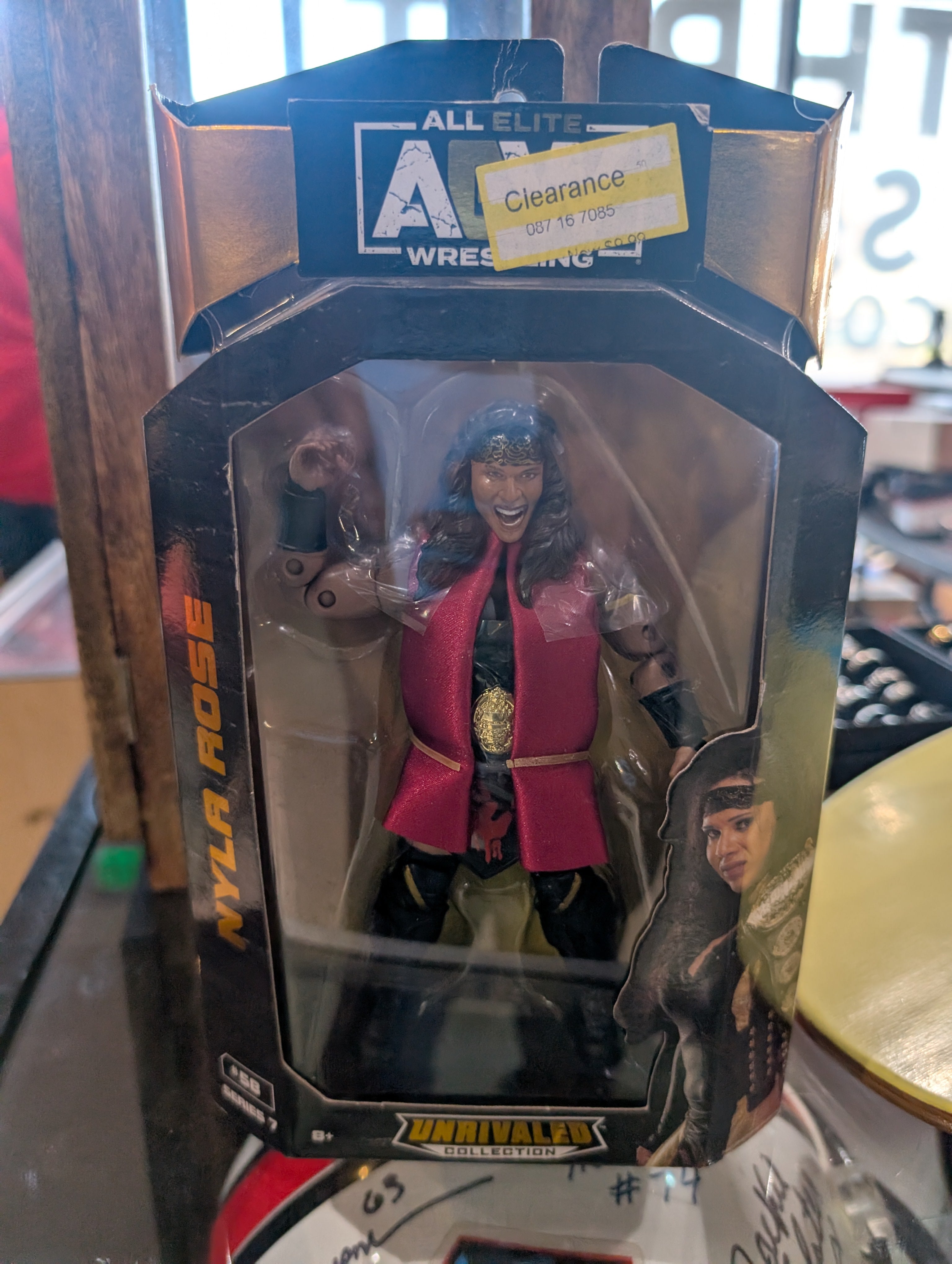 AEW Nyla Rose Unrivaled Collection Figure All Elite Wrestling