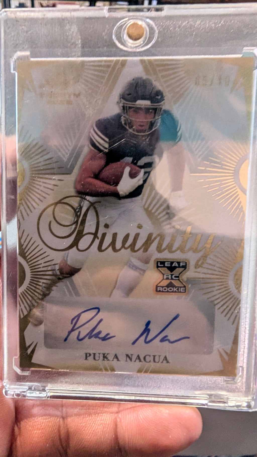 2023 Leaf Trinity Puka Nacua Signed Autograph Rookie Card Divinity /10