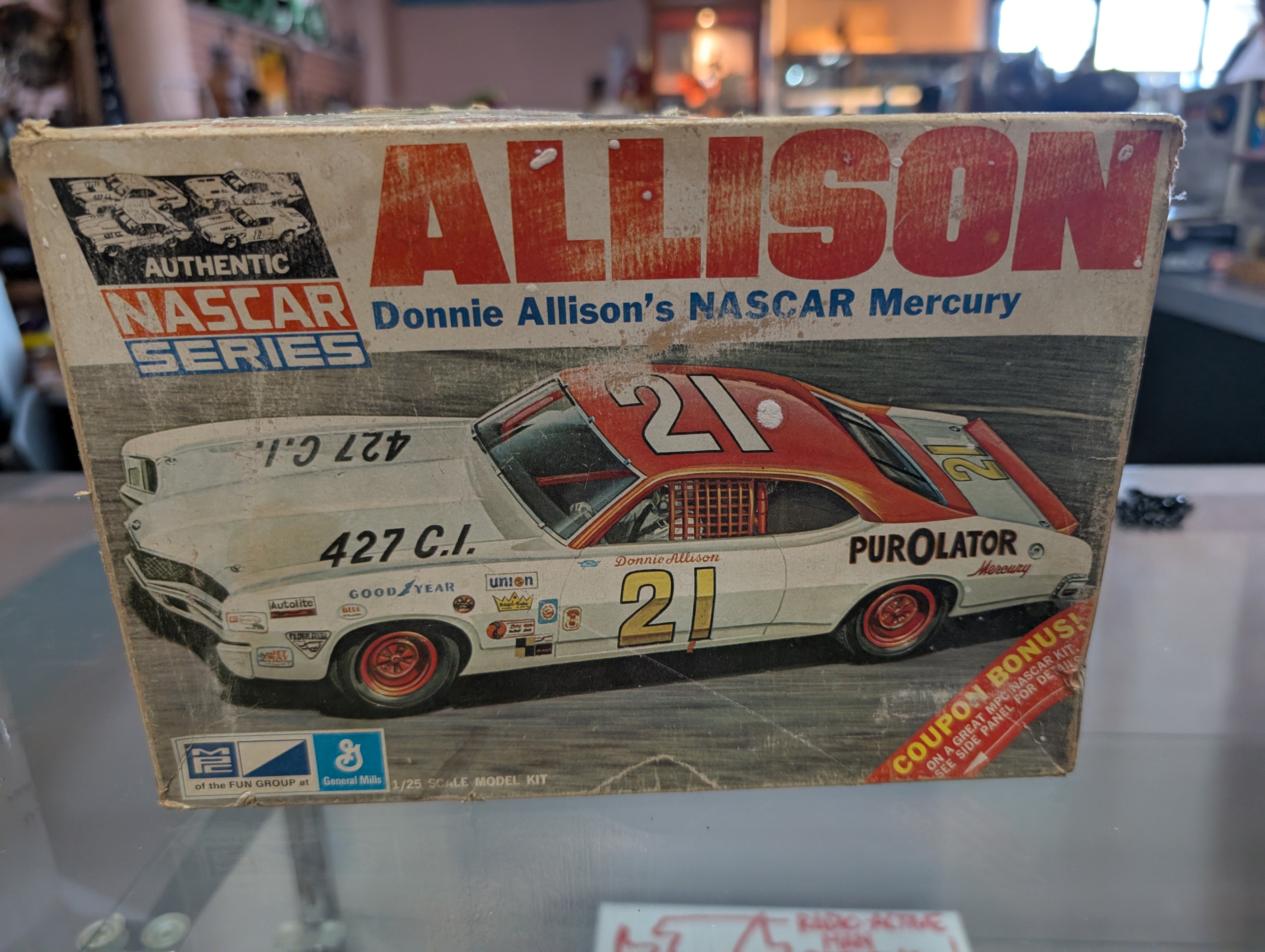 Vintage Allison Donnie NASCAR Mercury 427 Model Kit Collectible