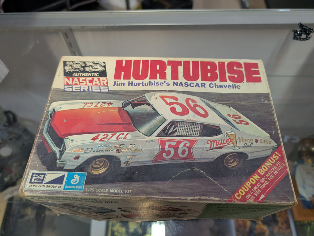 Vintage Hurtubise NASCAR Chevelle 427 Model Kit 125 Scale Rare