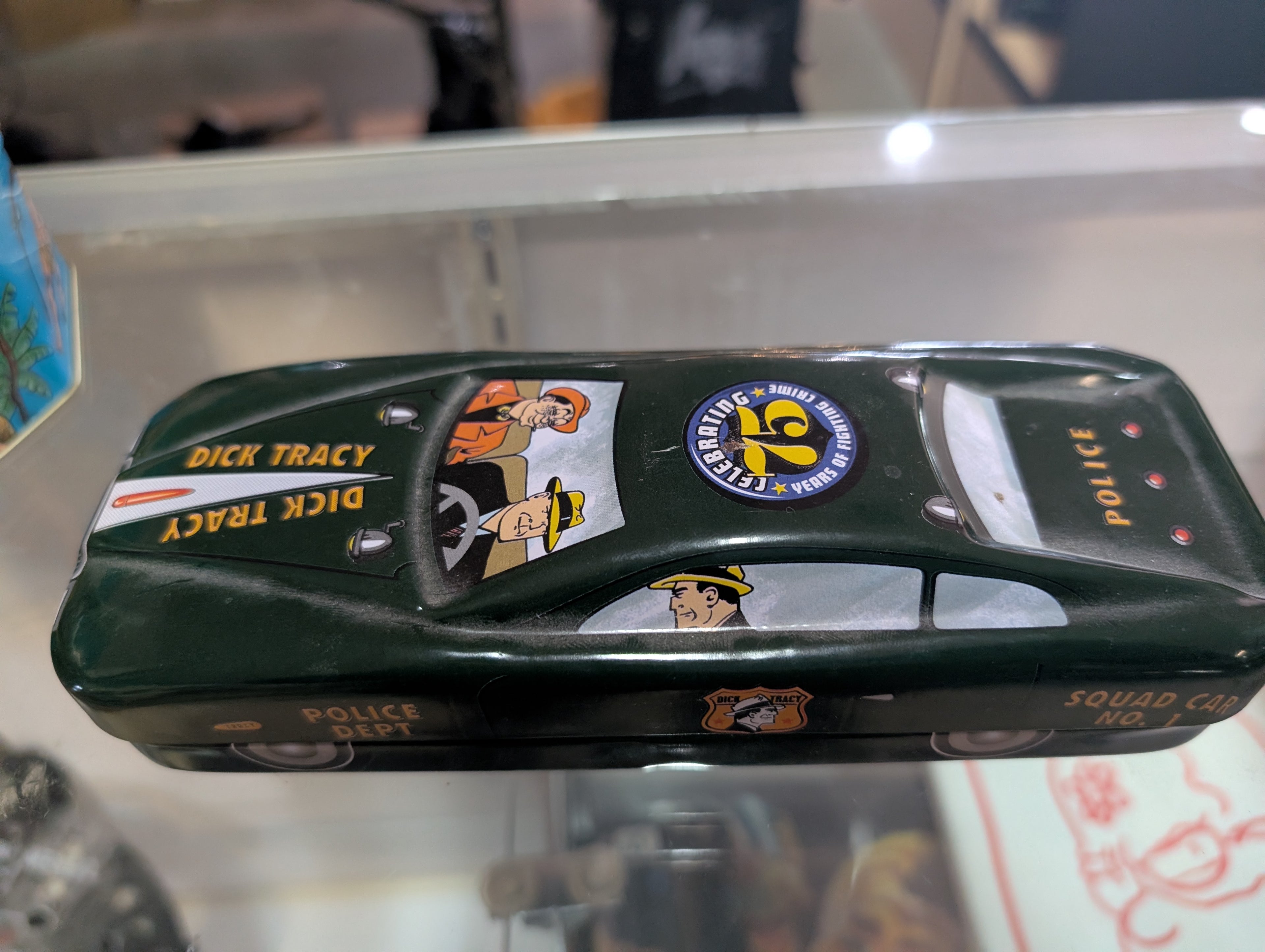 Vintage Dick Tracy 75th Anniversary Collectors Knife Set Squad Car Tin