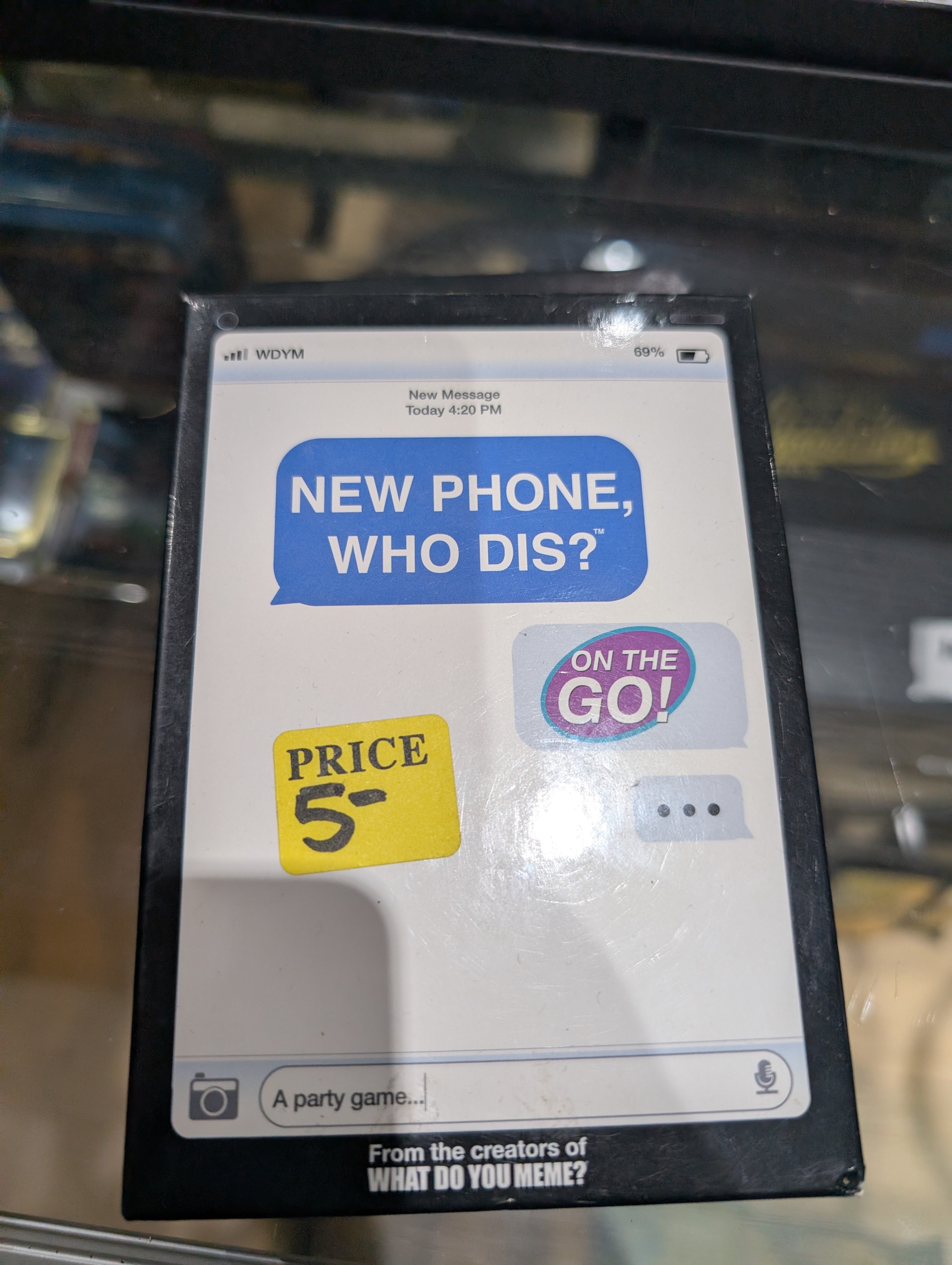 New Phone Who Dis Party Game Card Game Complete What Do You Meme