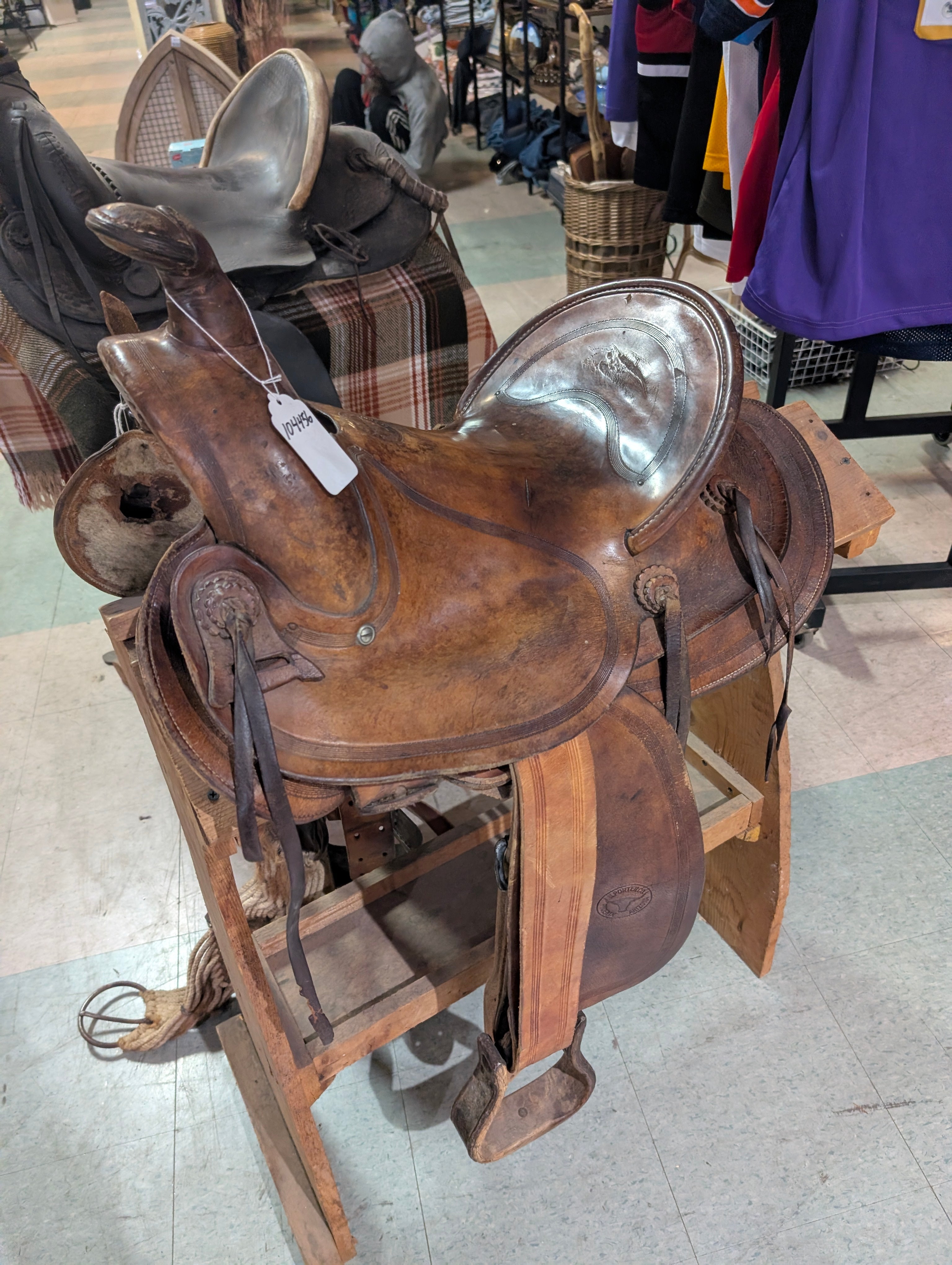 Vintage Importer Co Phoenix Arizona Western Ranch Saddle Leather