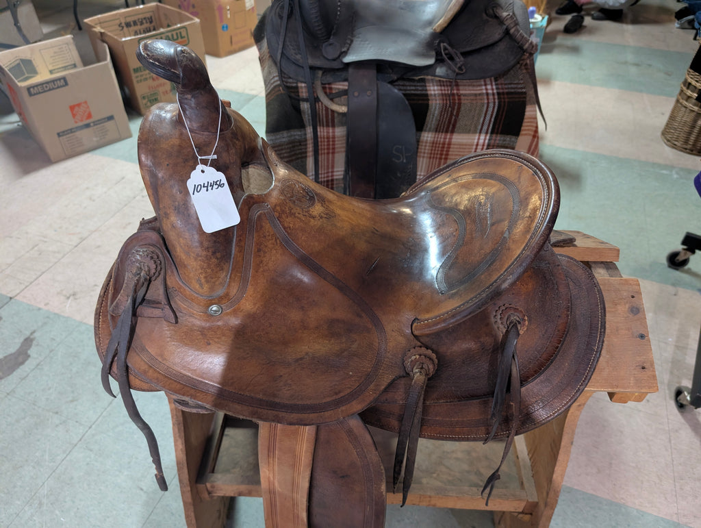 Vintage Importer Co Phoenix Arizona Western Ranch Saddle Leather