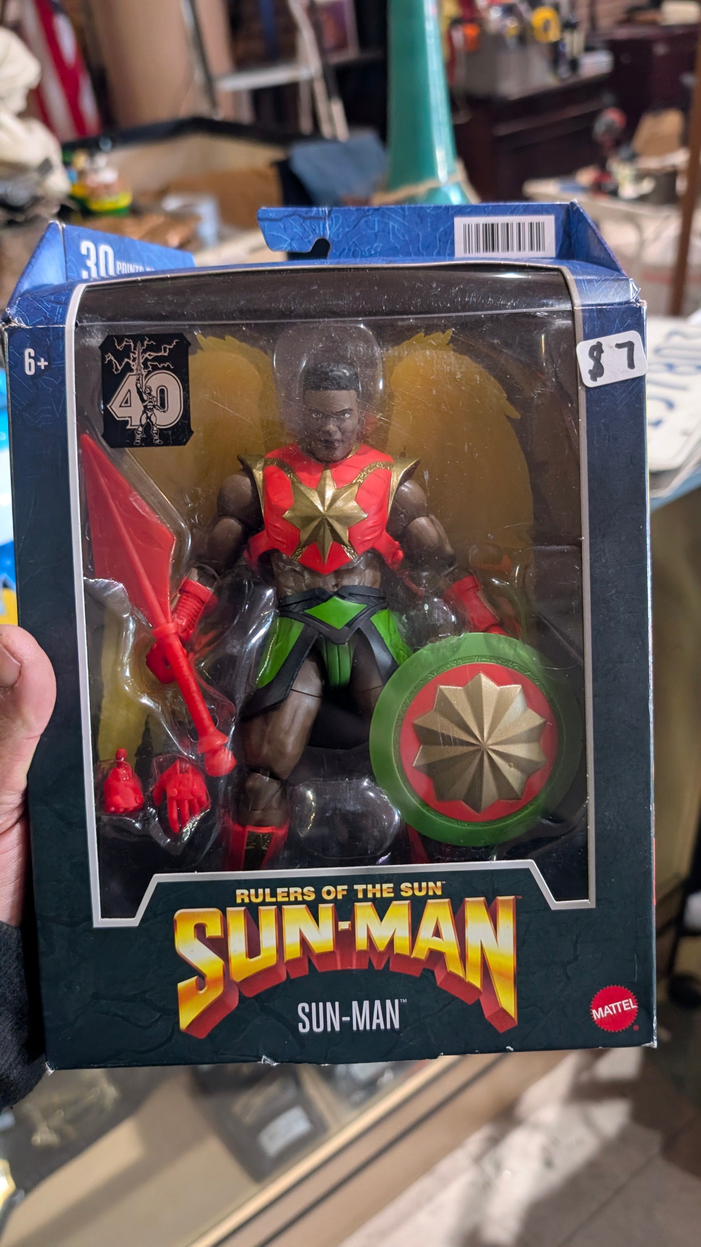 Mattel Rulers Of The Sun Sun Man 40th Anniversary Action Figure