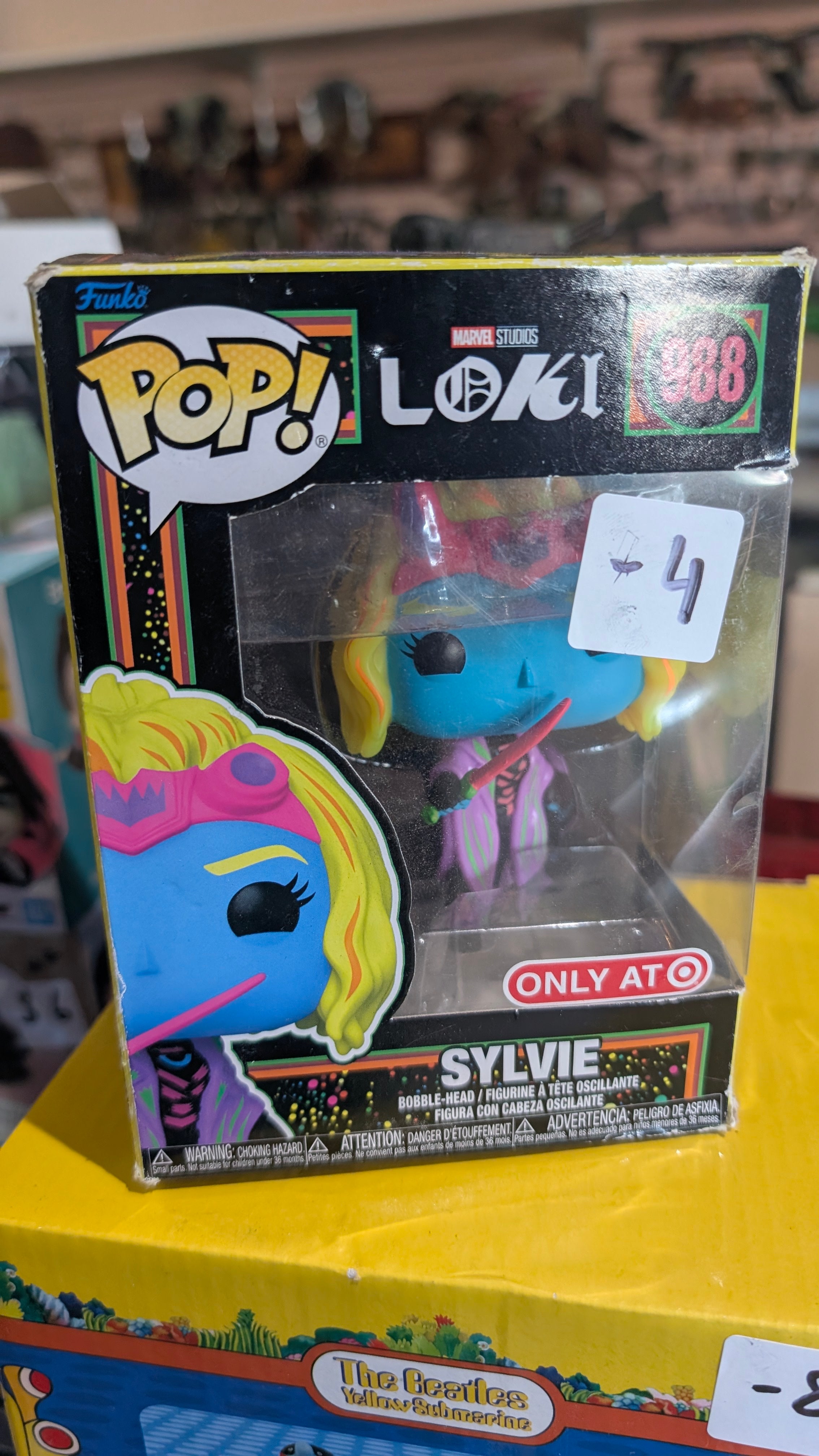 Funko Pop Marvel Loki Sylvie 988 Target Exclusive Bobble Head Figure