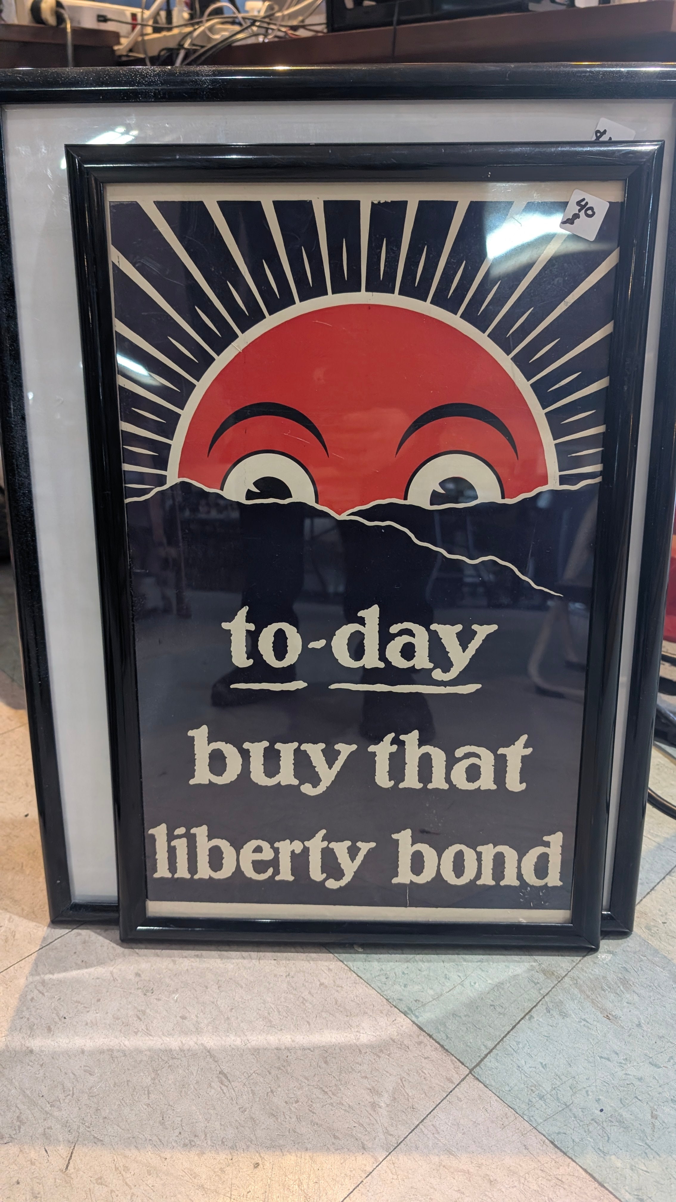 Today Buy That Liberty Bond Framed Poster Print