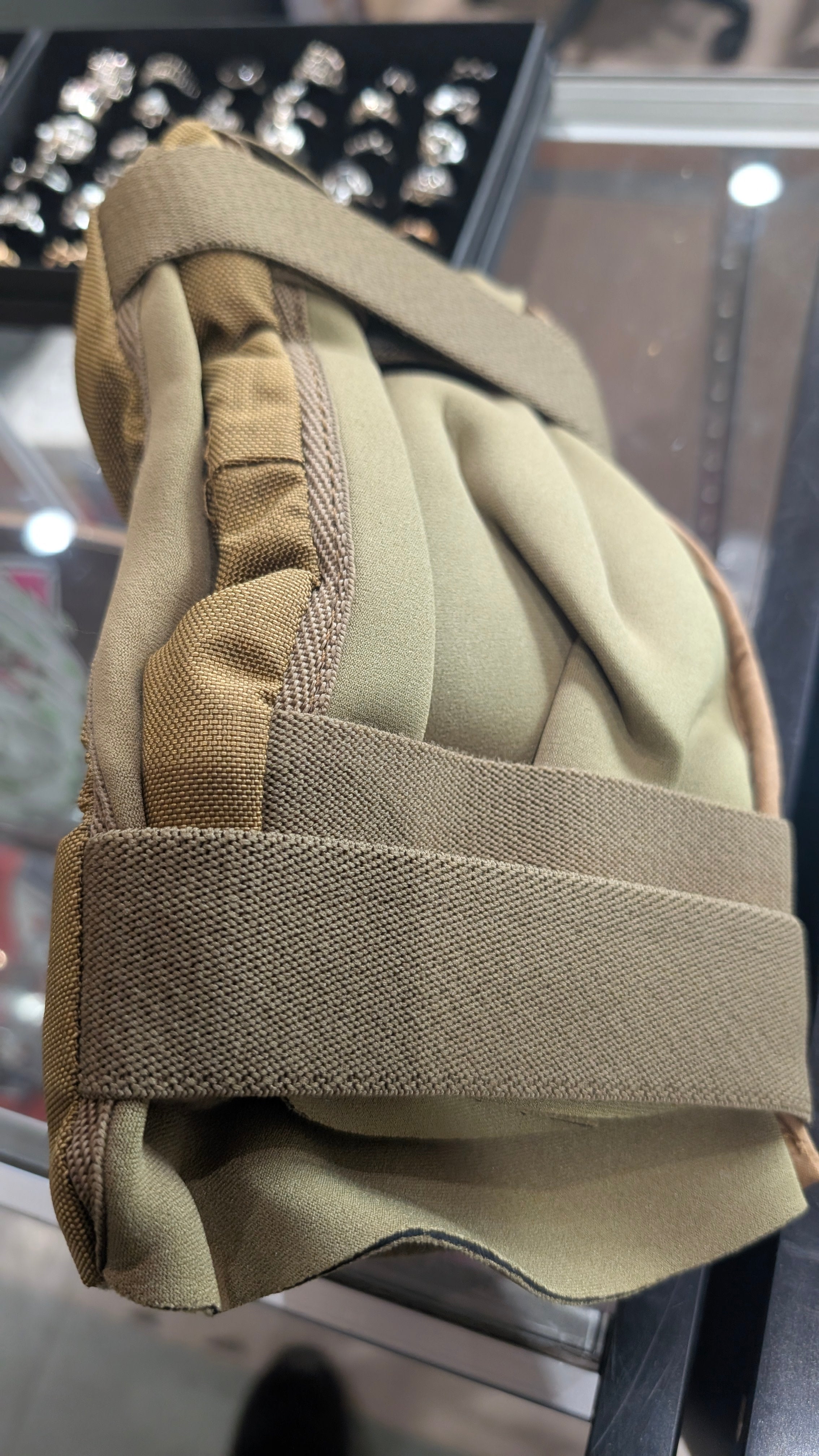 Tactical Elbow Pads Coyote Brown Adjustable Protective Gear Pair