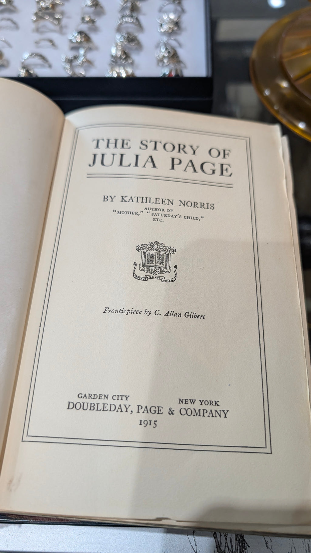 Antique 1915 The Story Of Julia Page Kathleen Norris First Edition