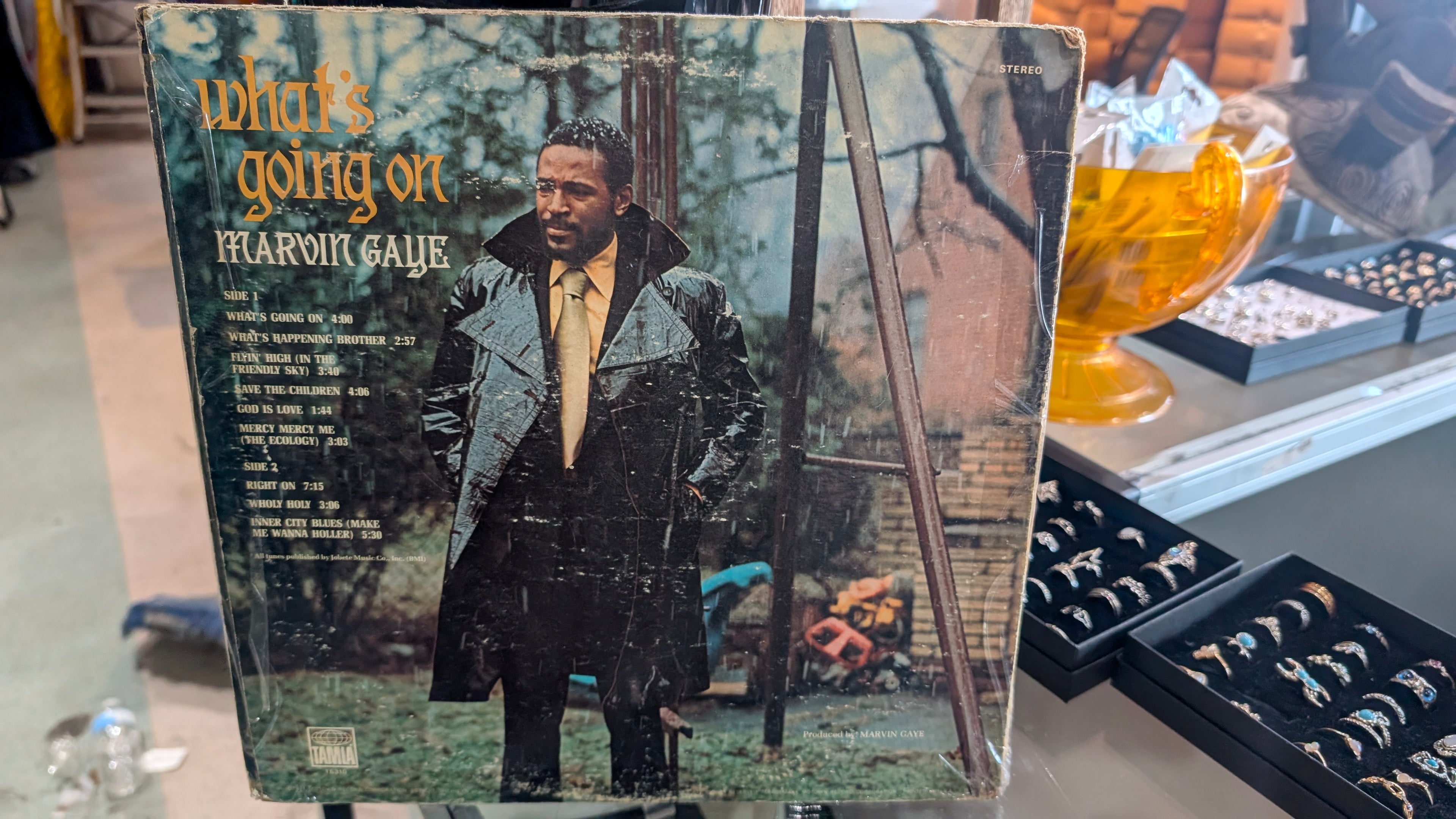 Vintage Marvin Gaye Whats Going On 1971 Tamla Stereo Vinyl LP Record