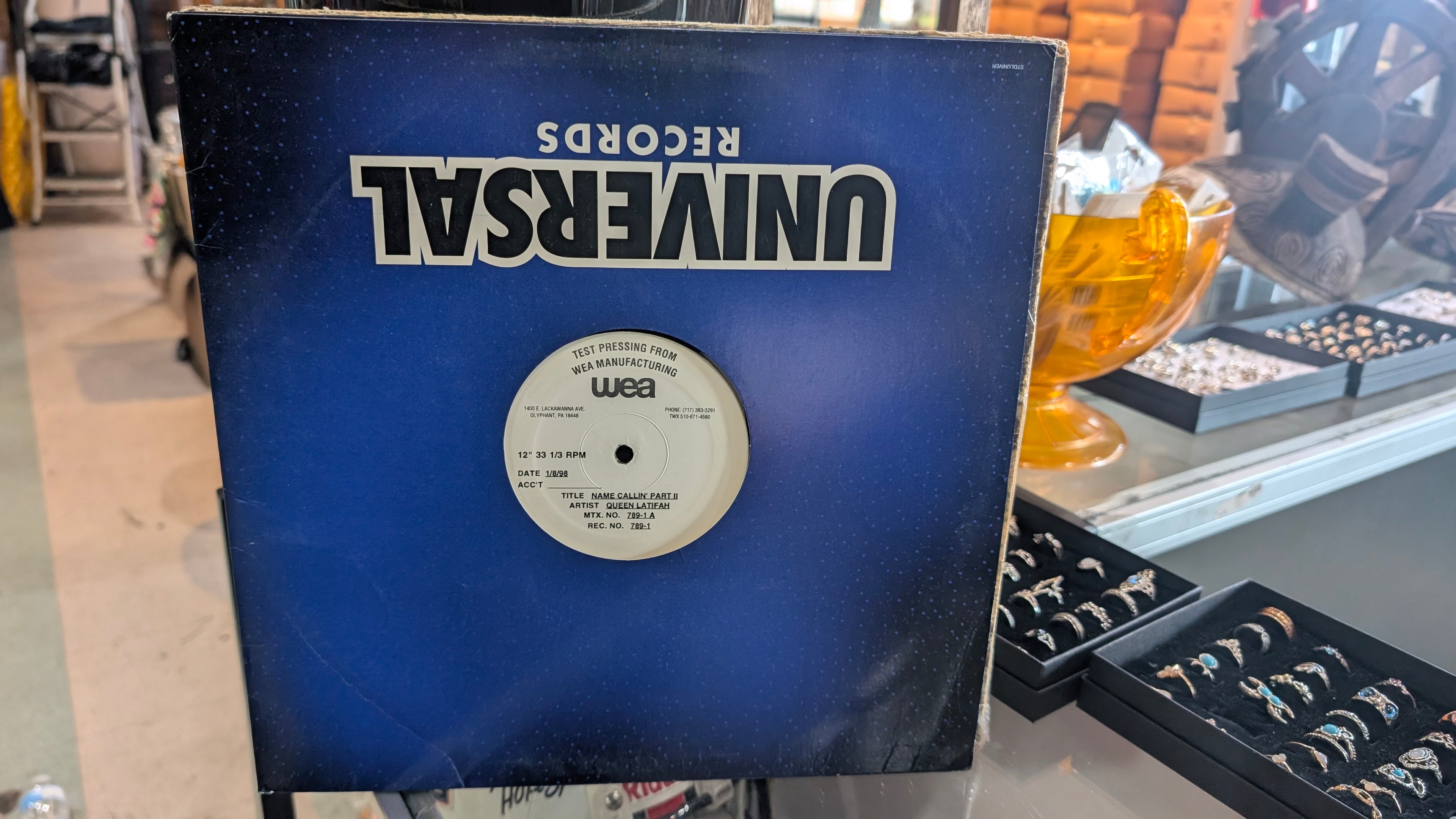 Queen Latifah Name Callin Part II 1998 WEA Test Pressing 12 Inch Vinyl