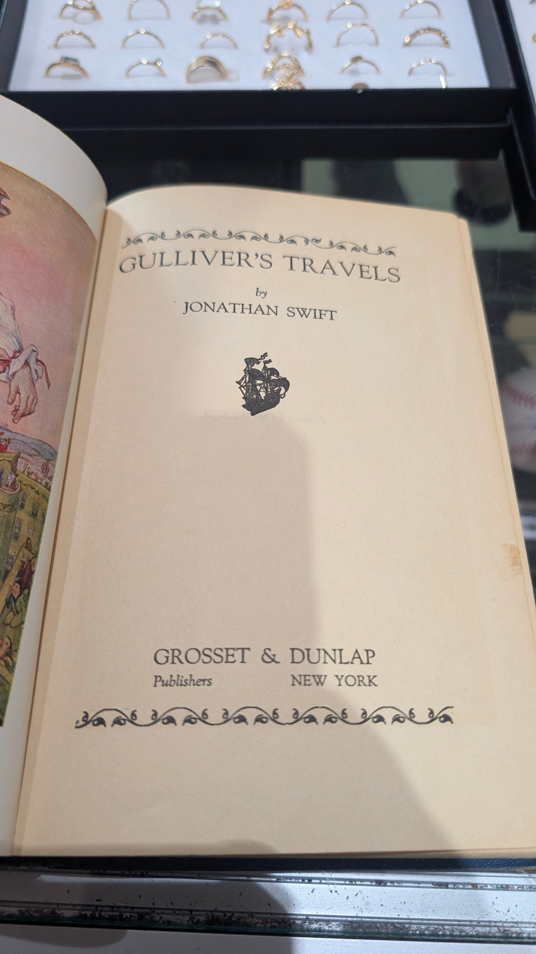Gulliver’s Travels by Jonathan Swift Grosset & Dunlap Hardcover Vintage Edition