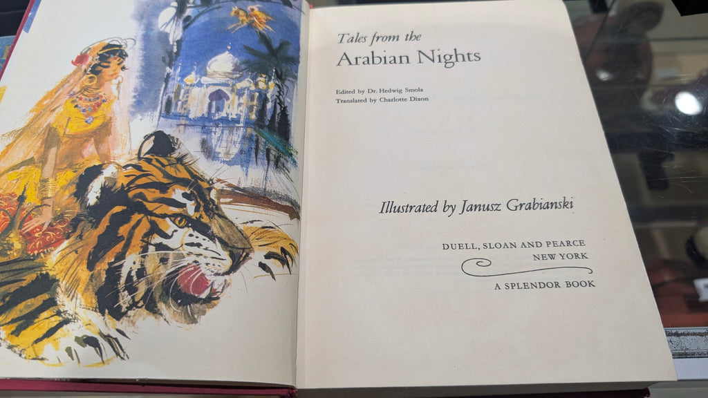 Vintage 1964 Tales From Arabian Nights Illustrated First Edition Book