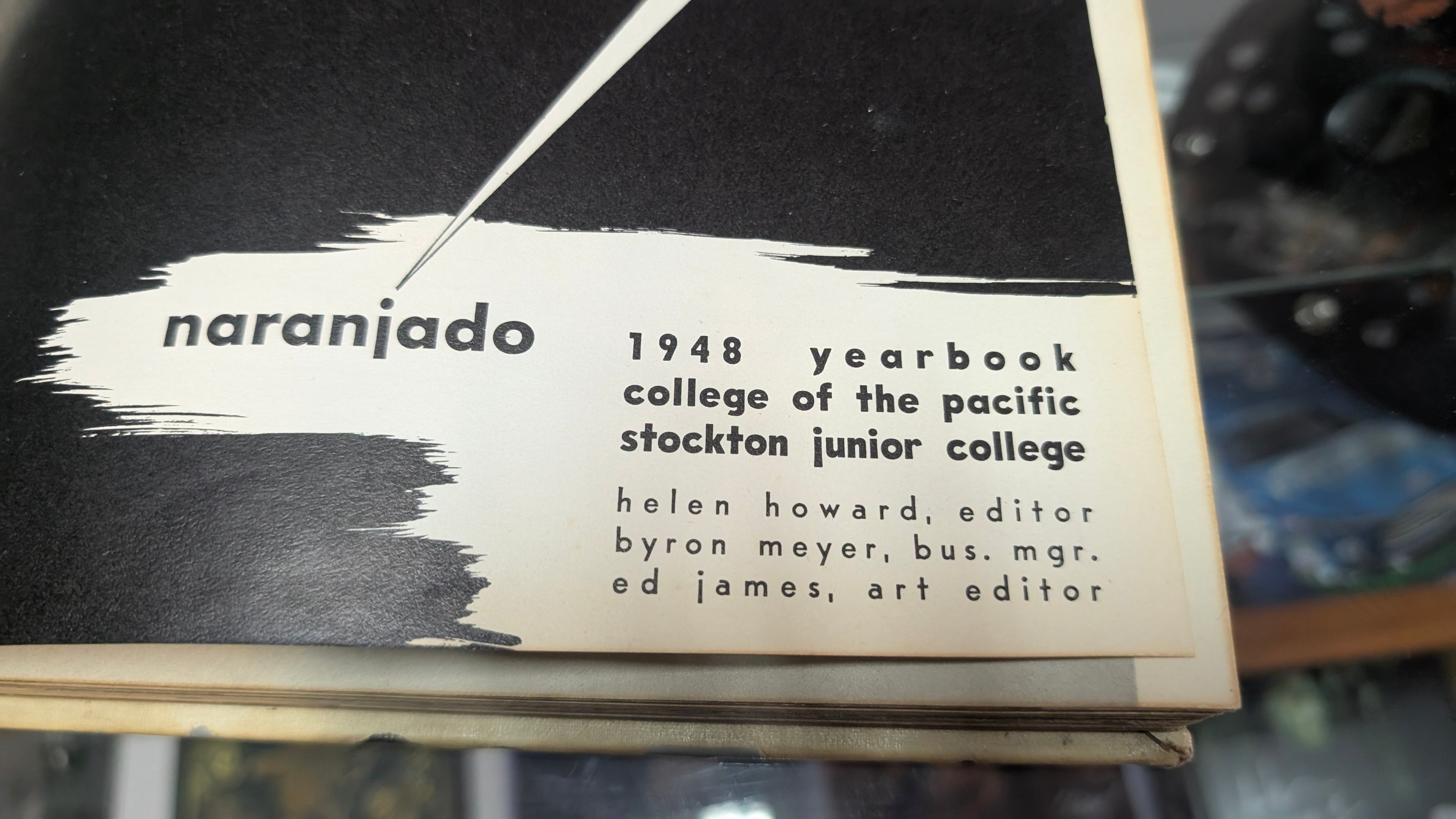 Vintage 1948 Naranjado Yearbook College Of The Pacific Stockton Junior