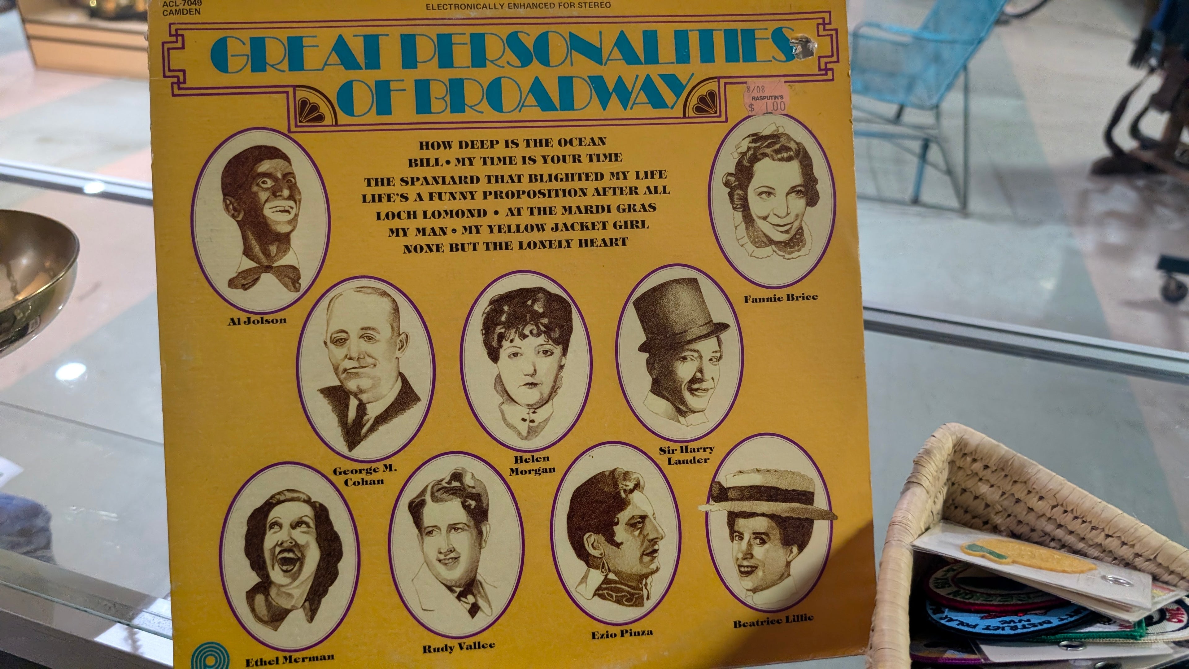 Vintage Great Personalities Of Broadway Vinyl Record ACL 7049 Camden