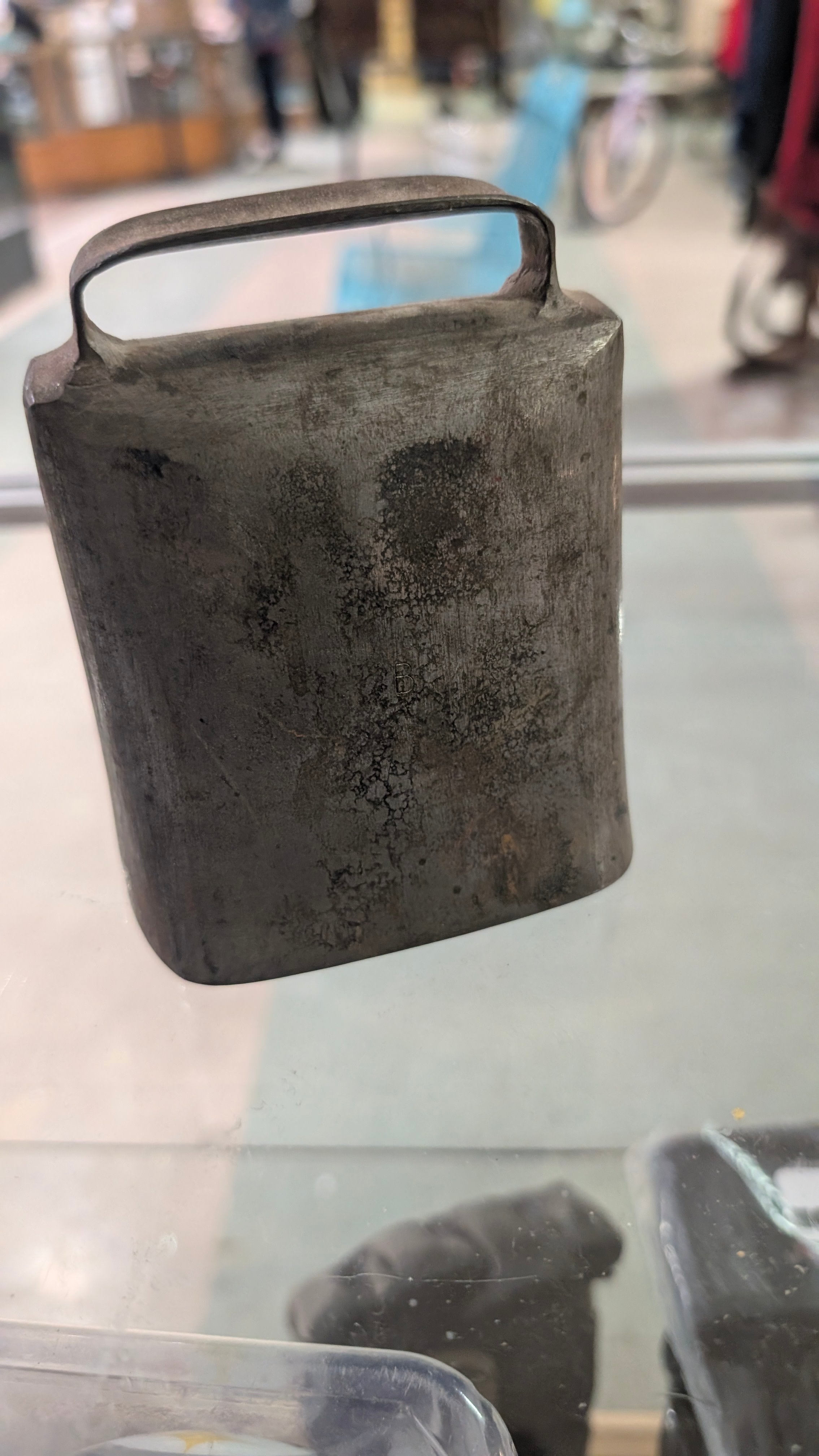 Vintage Cowbell With Clapper Rustic Farm Bell Metal Decor Collectible