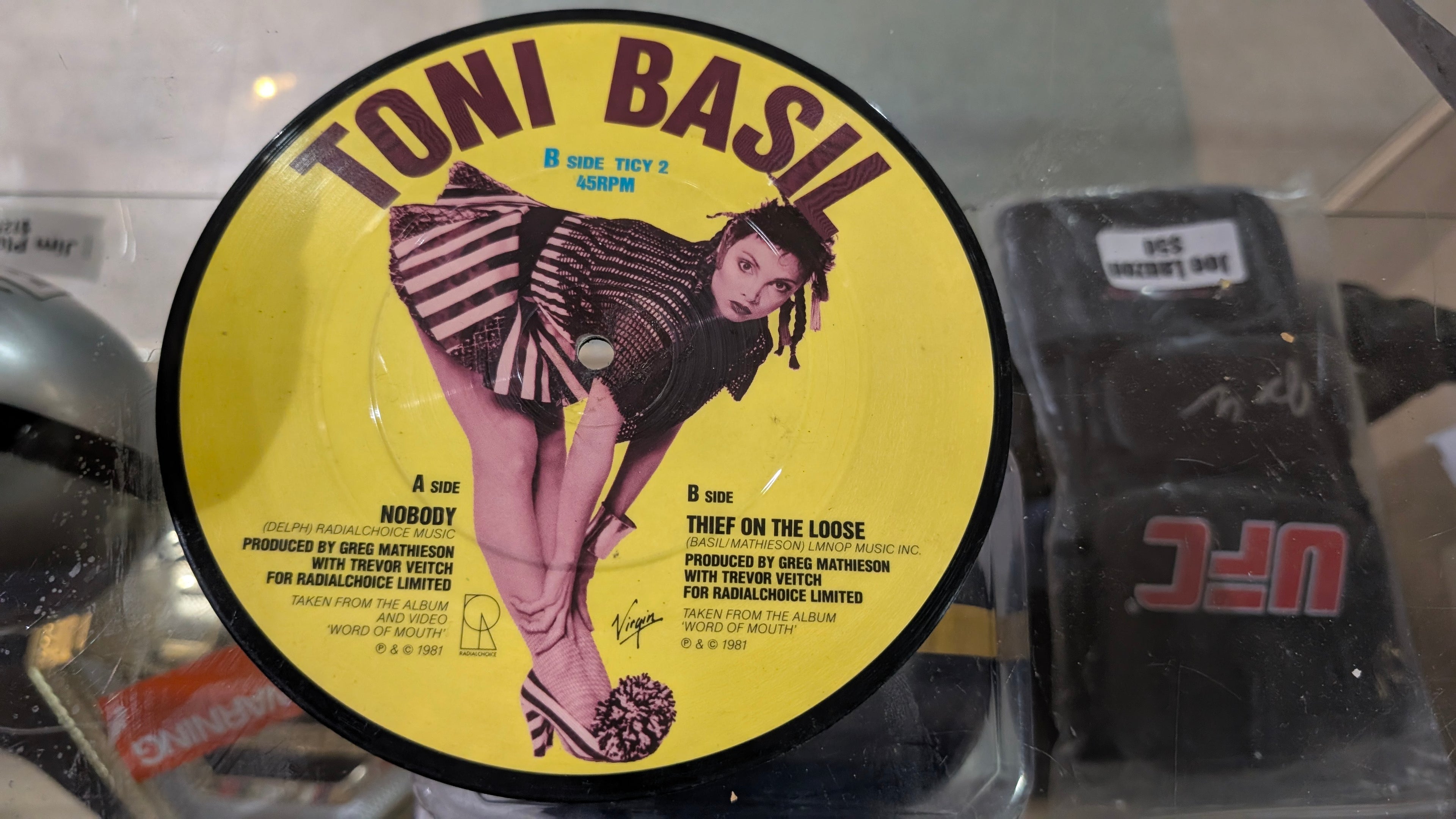Toni Basil Nobody Thief On The Loose 45RPM Picture Disc 1981