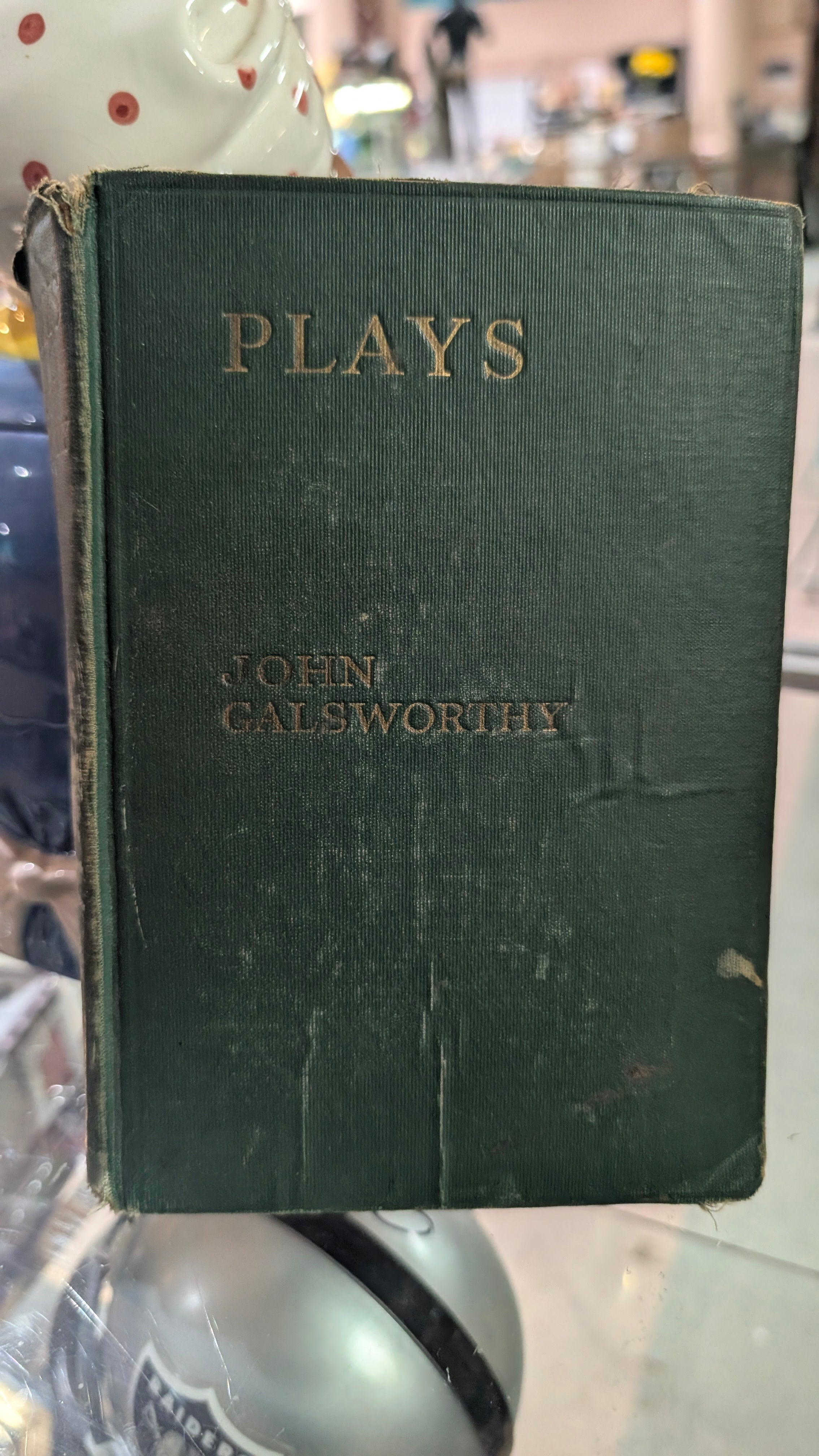 Vintage 1928 Plays John Galsworthy Charles Scribners Sons Hardcover Book