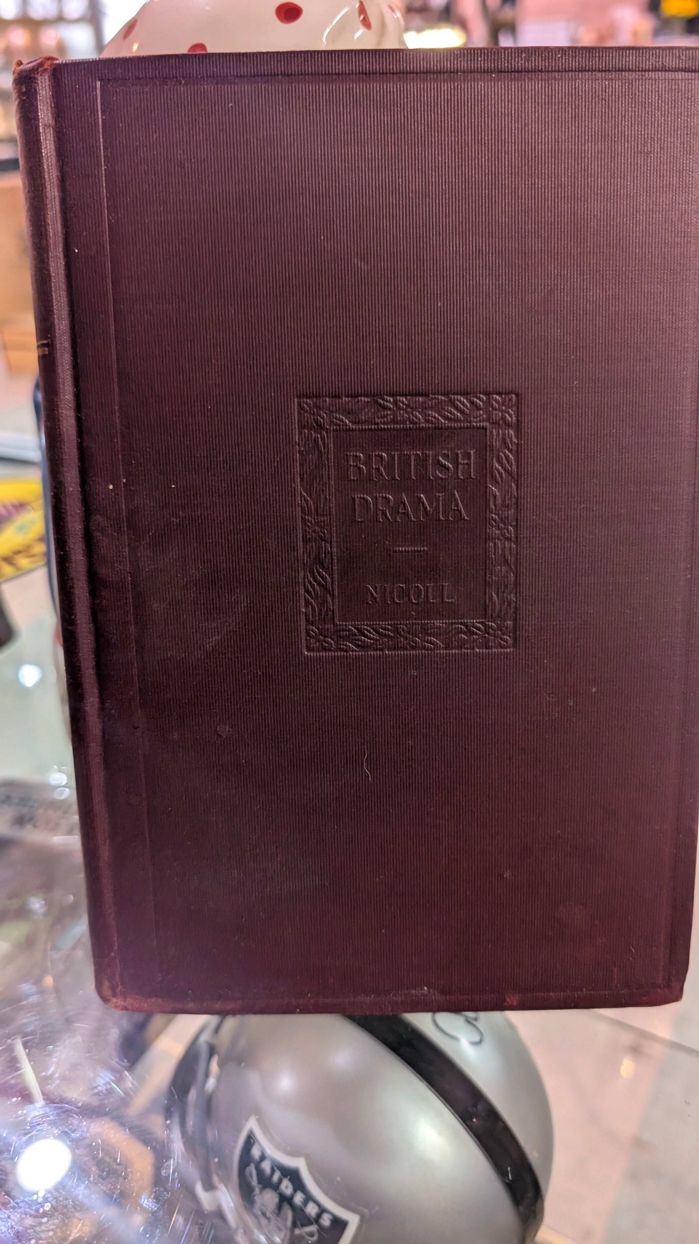 Vintage 1925 British Drama Allardyce Nicoll Thomas Crowell Hardcover Book
