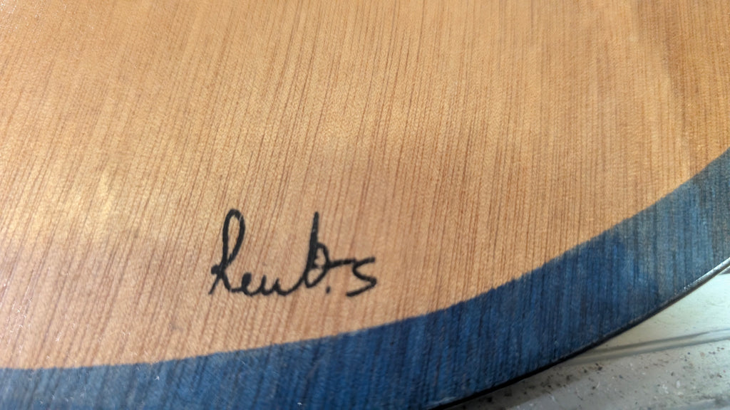 Vintage Mid Century Modern Abstract Wooden Art Signed Display Plate