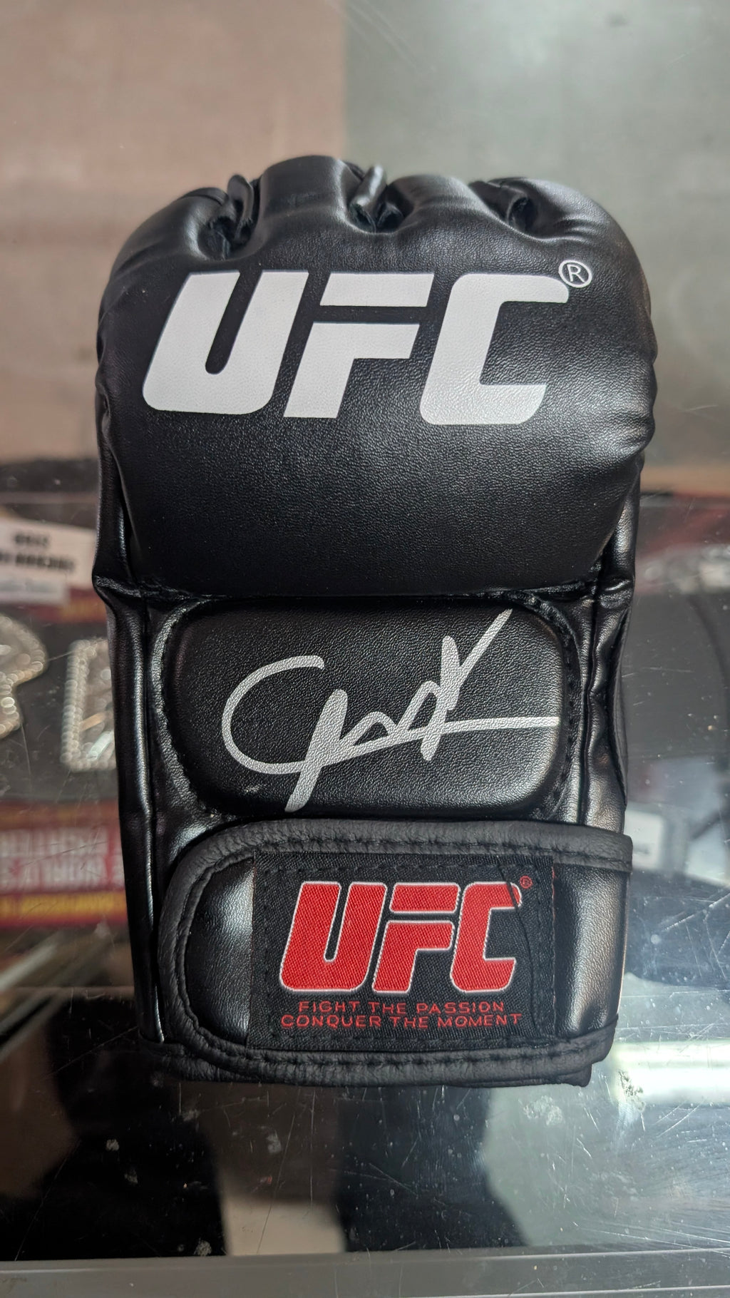 UFC Signed Autograph Glove Carlos Prates MMA Beckett Witness COA