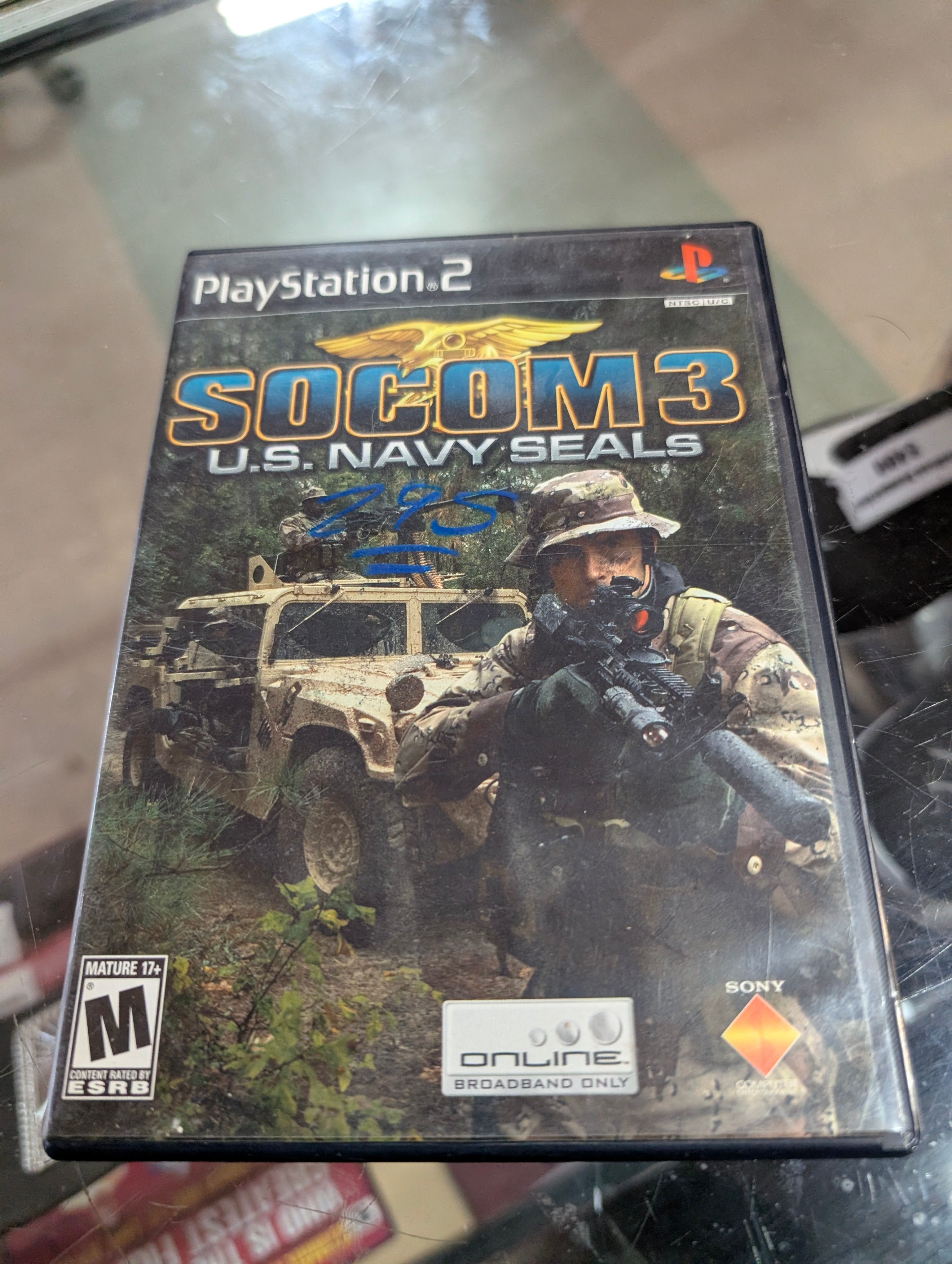SOCOM 3 U.S. Navy SEALs Sony PlayStation 2 PS2 Complete NTSC Video Game