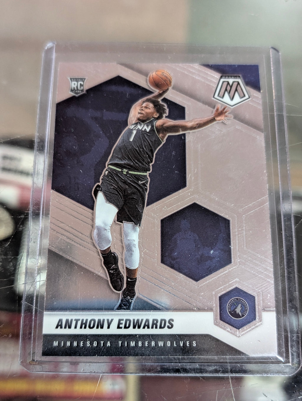 2020-21 Panini Mosaic Anthony Edwards RC #201 Timberwolves Rookie