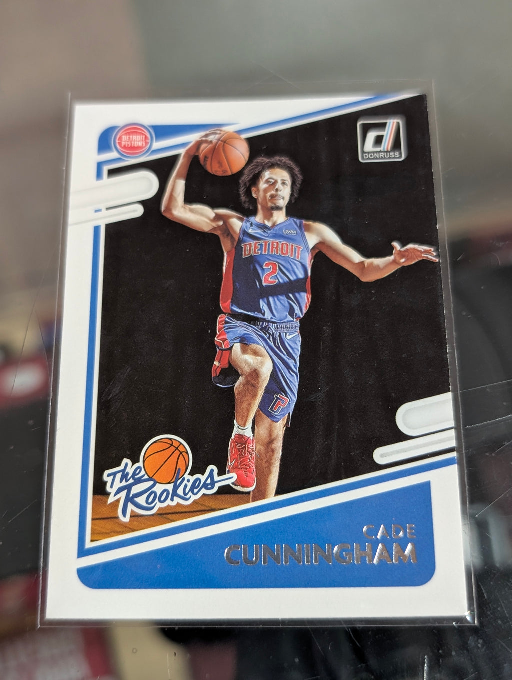 2021-22 Panini Donruss The Rookies Cade Cunningham No 1 Pistons RC