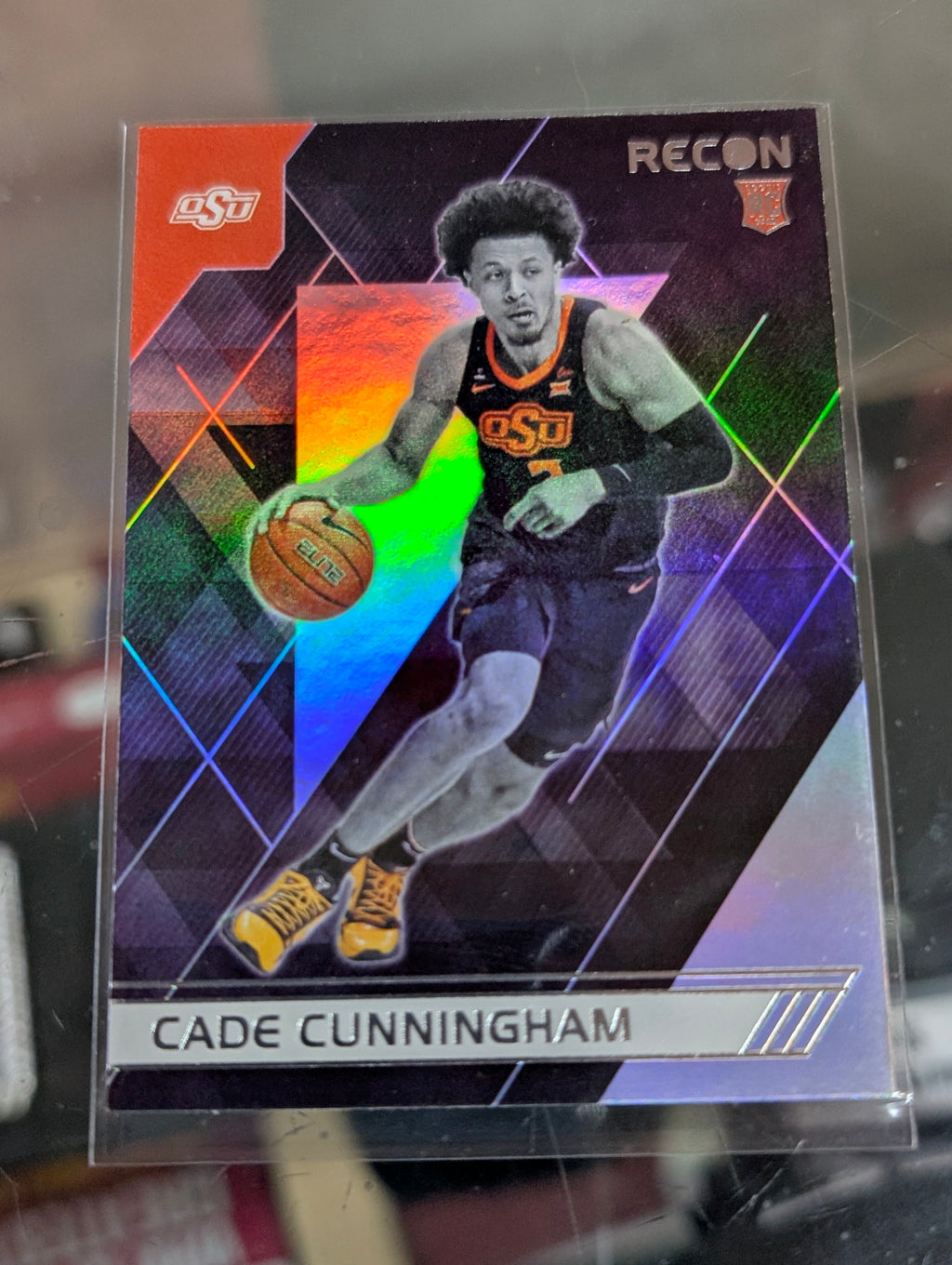 2021 Panini Chronicles Recon Cade Cunningham RC No 121 OSU Draft Card