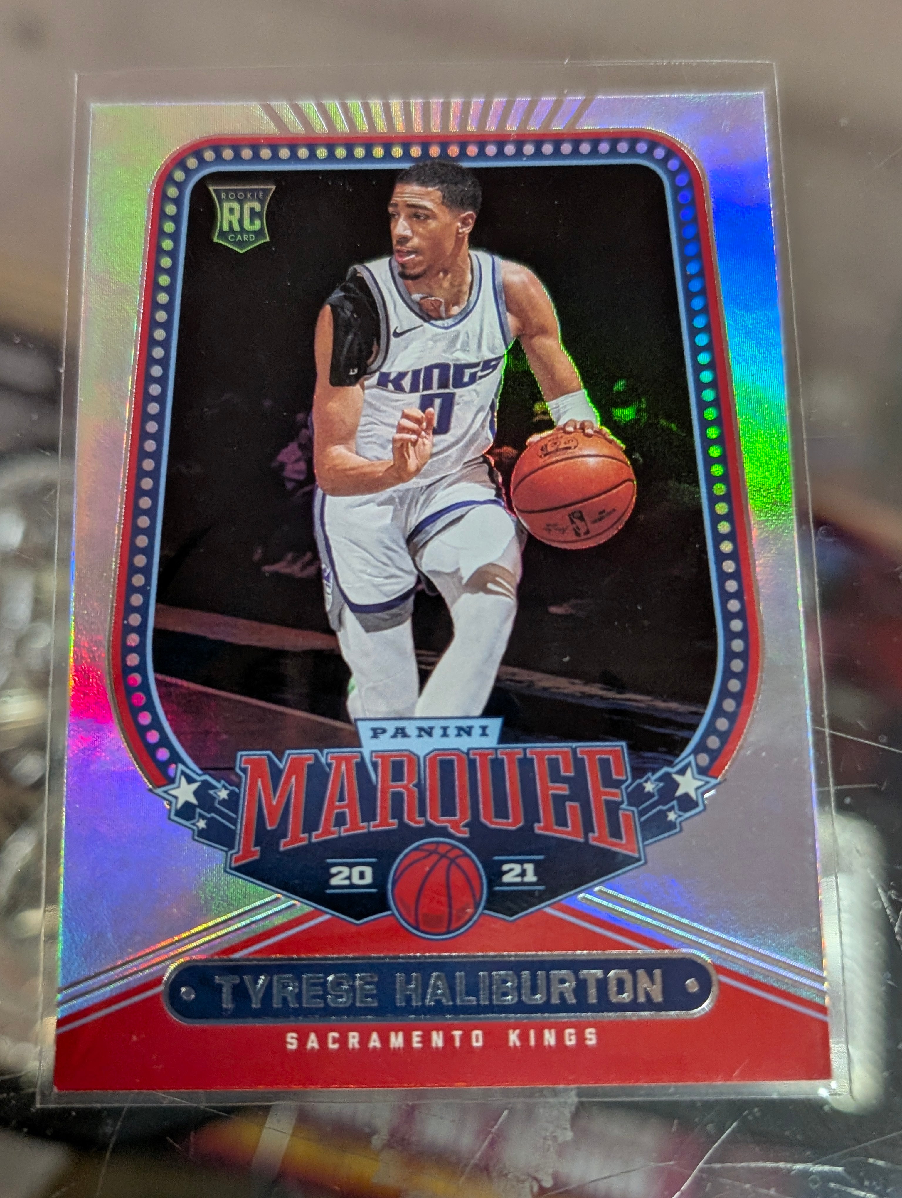 2020-21 Panini Chronicles Marquee Tyrese Haliburton RC No 241 Kings