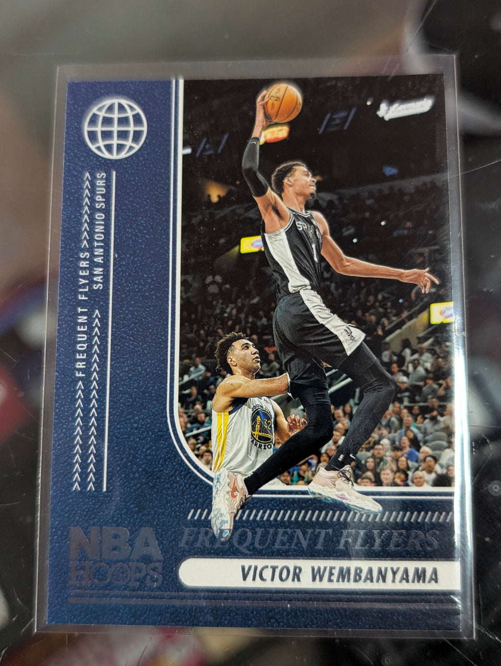 2024-25 Panini NBA Hoops Frequent Flyers Victor Wembanyama No 10 Spurs