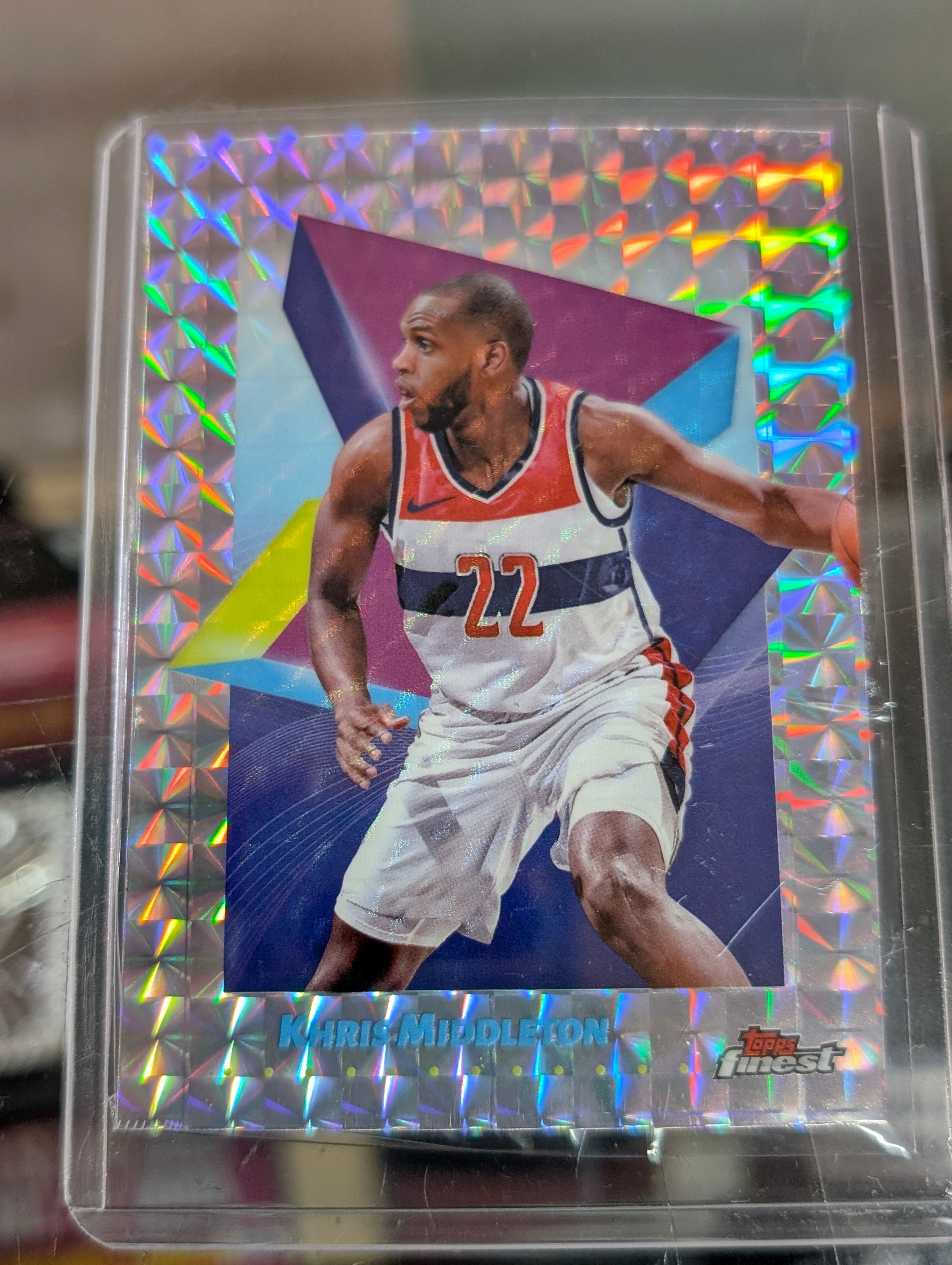2025 Topps Finest Khris Middleton Refractor No 57