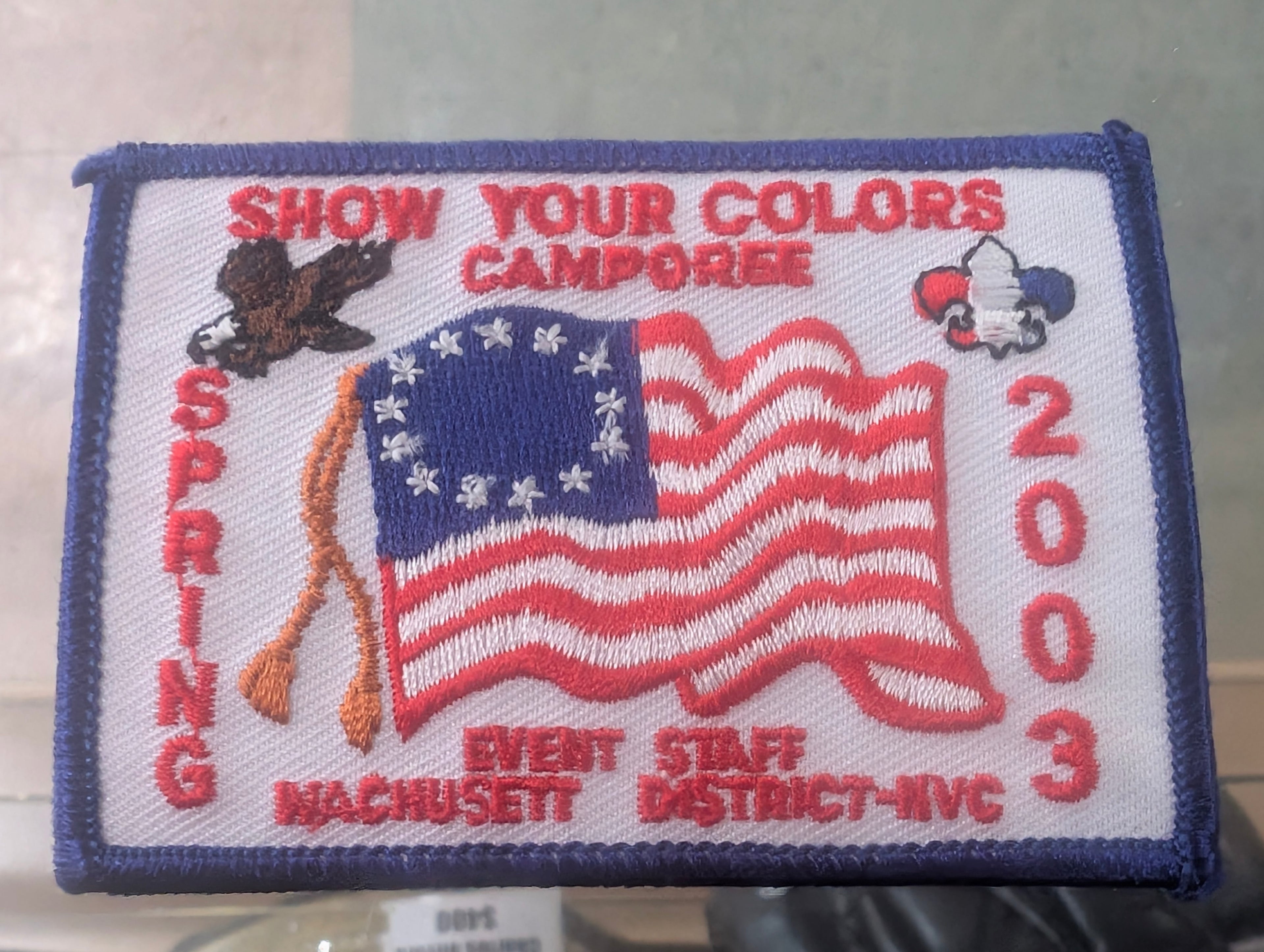 2003 BSA Show Your Colors Camporee Patch River Trails District IV-C