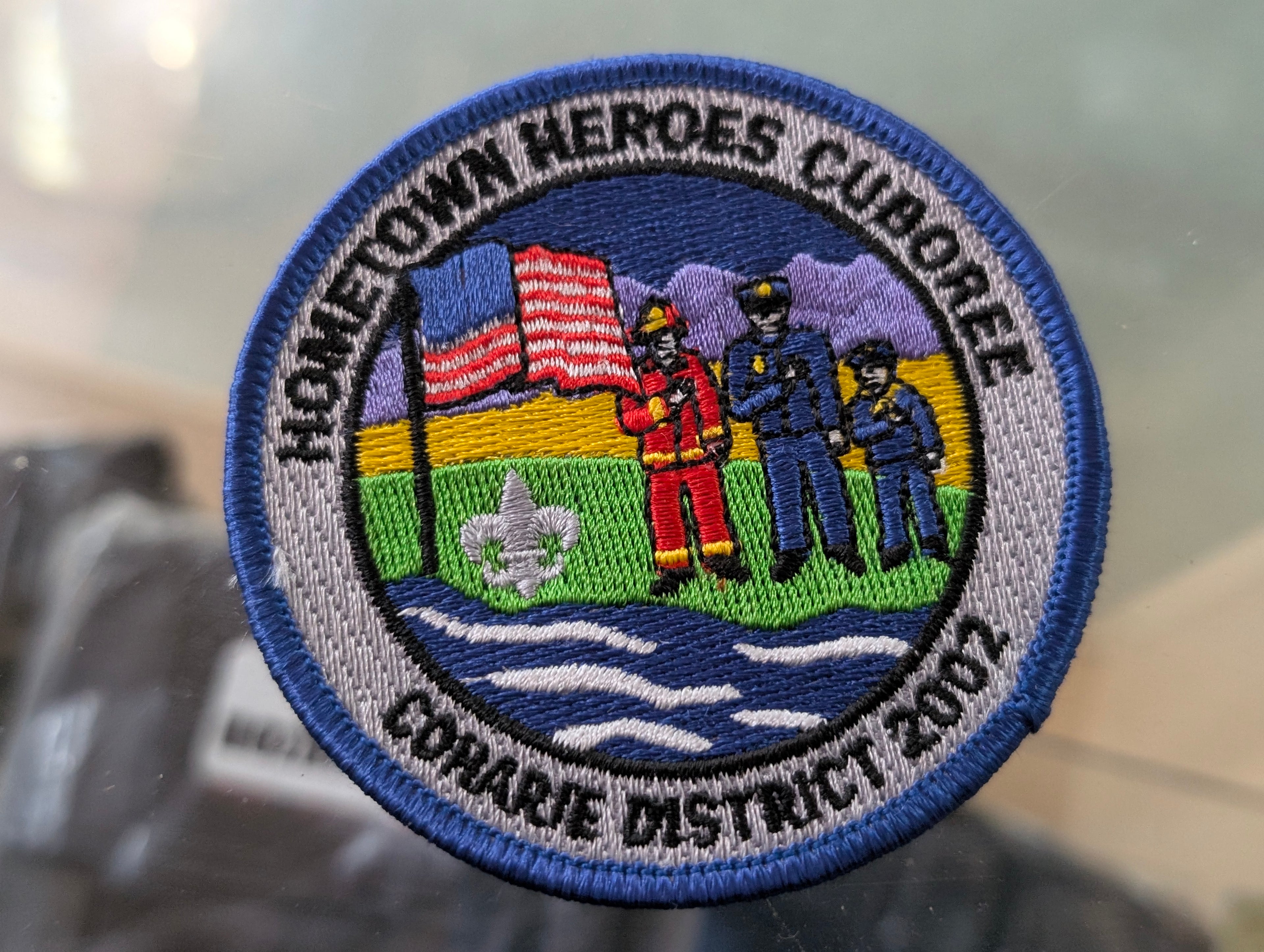 Hometown Heroes Cuboree Foranie District MWC BSA Patch