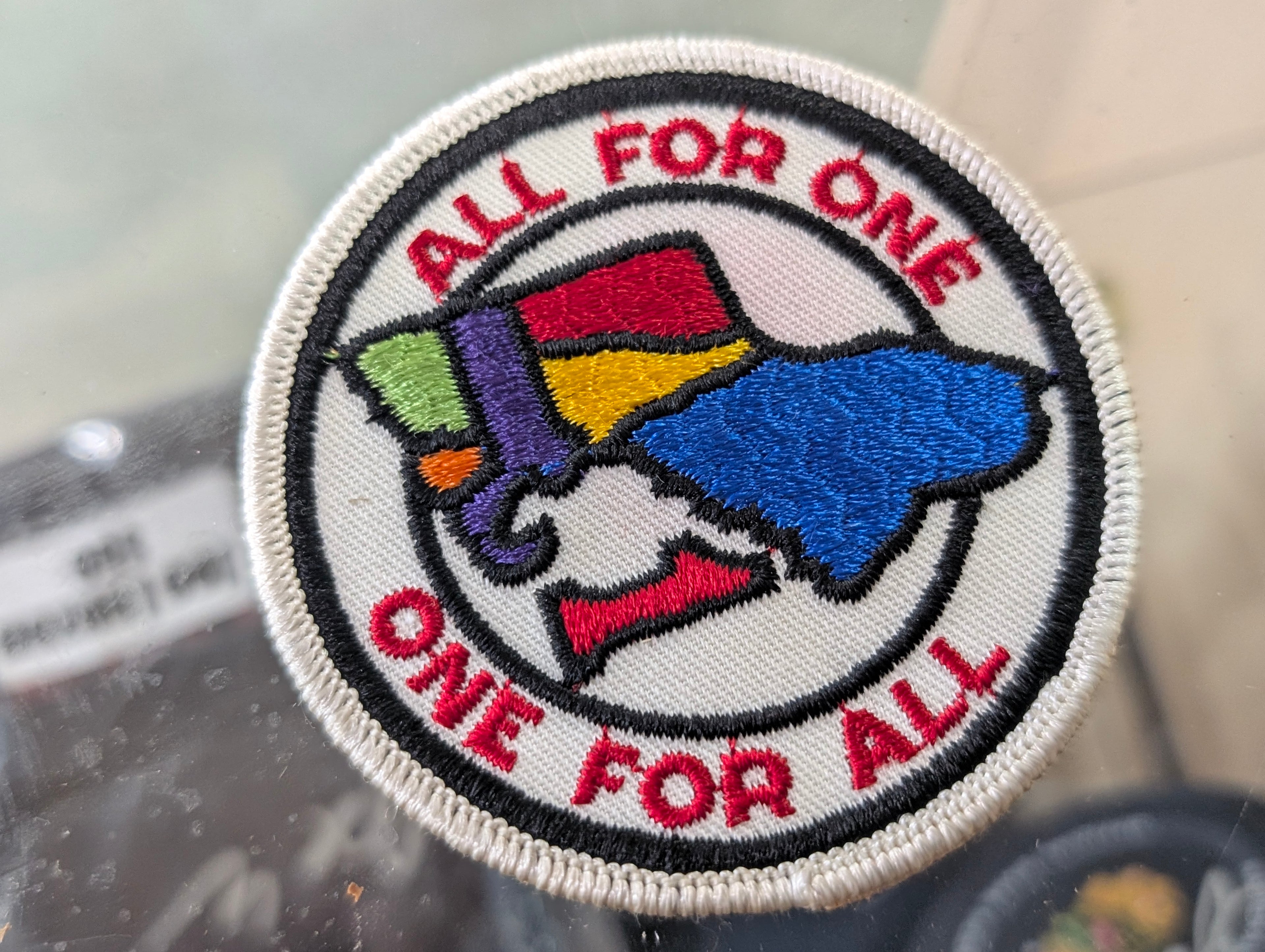 Vintage BSA Boy Scouts National Council Region 1 Patch All For One One For All