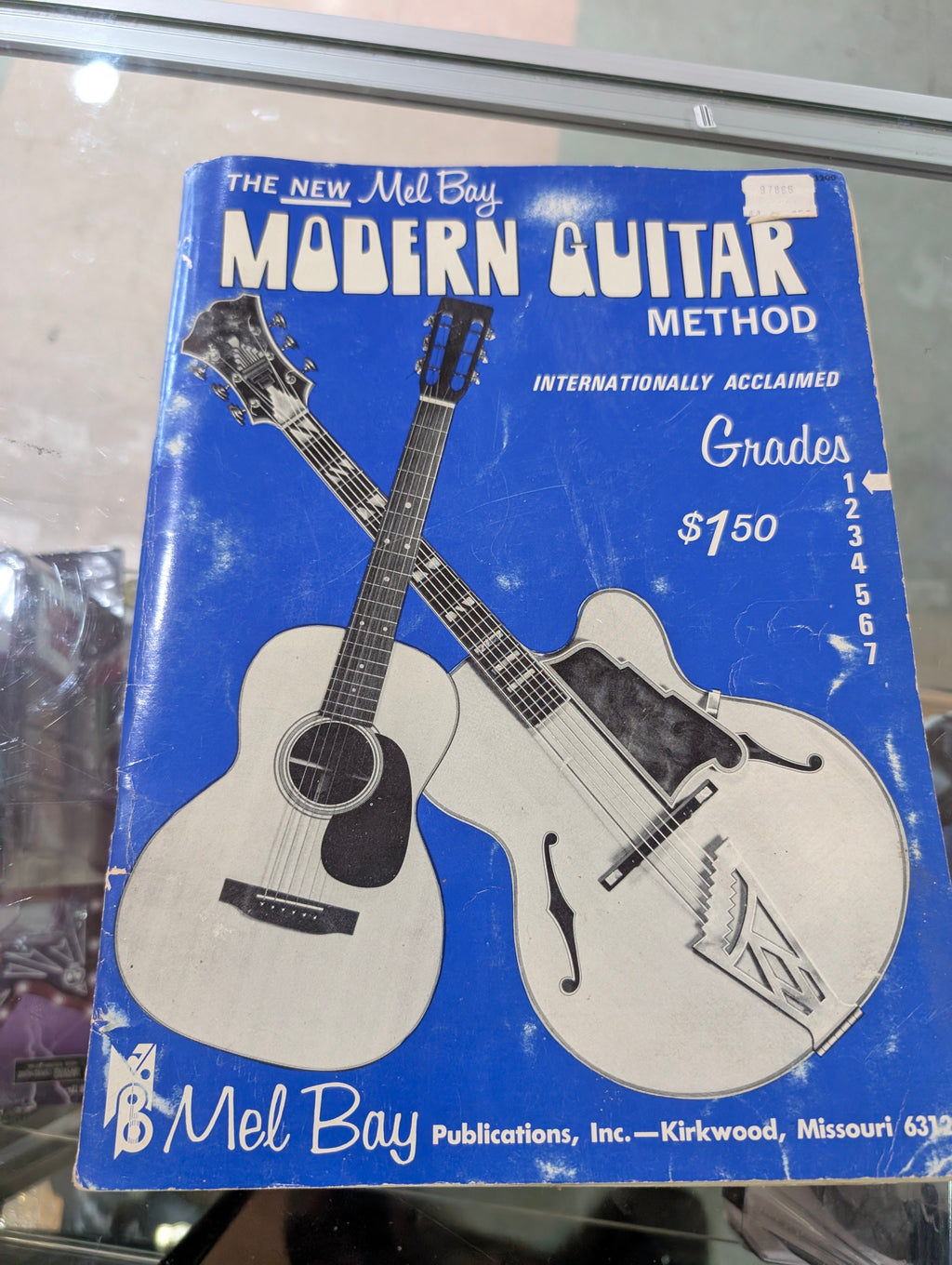 Vintage 1972 Mel Bay Modern Guitar Method Grade 1 Music Instruction Book