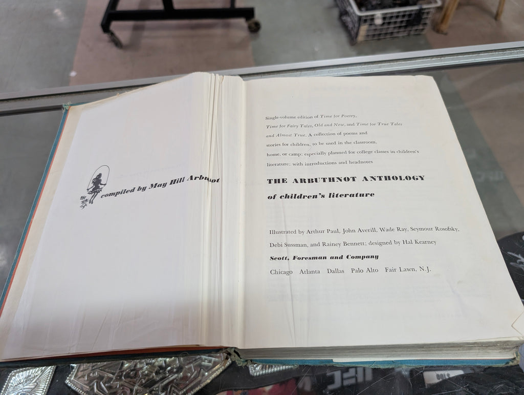 Vintage The Arbuthnot Anthology Of Childrens Literature Hardcover Book