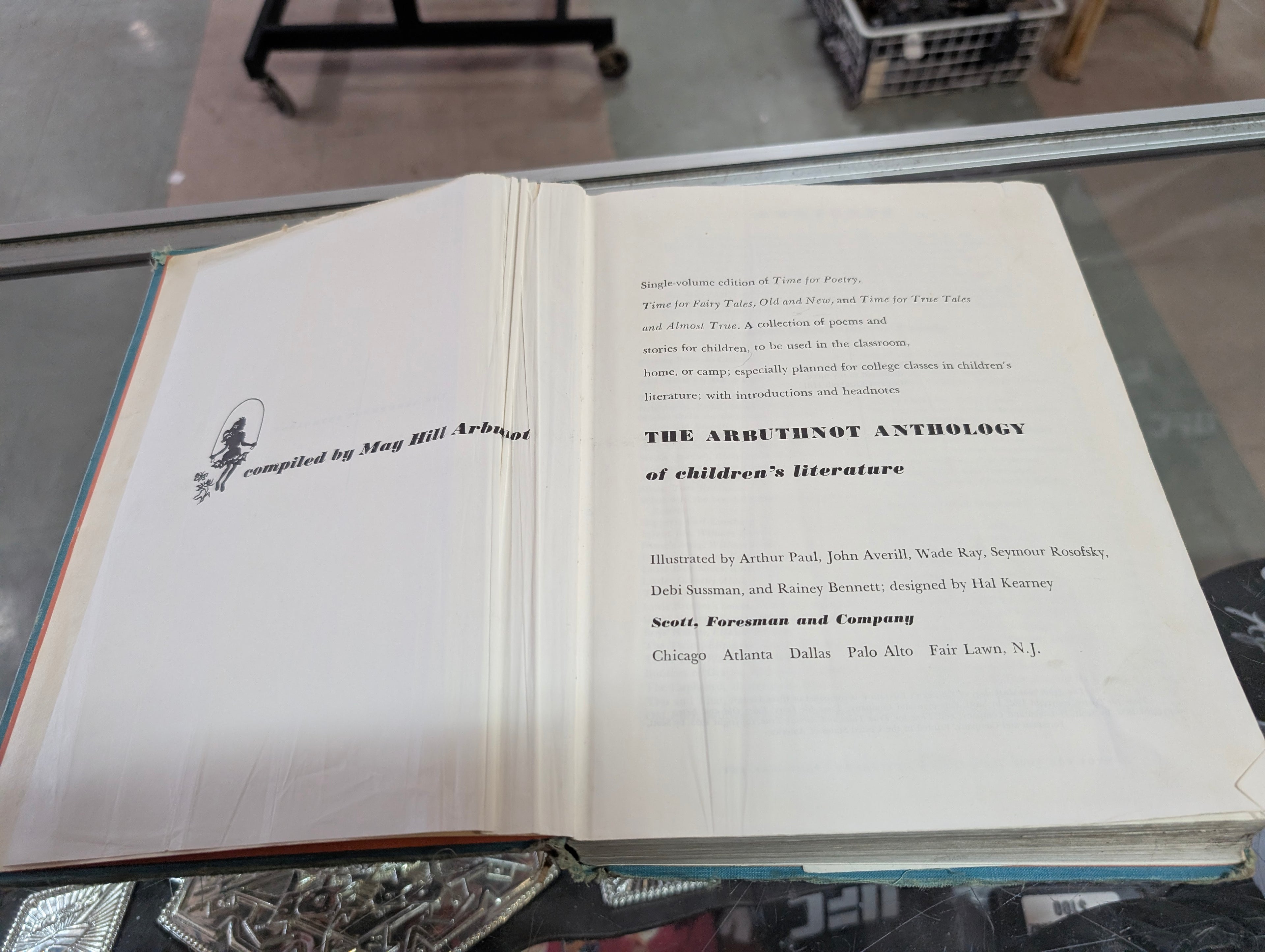 Vintage The Arbuthnot Anthology Of Childrens Literature Hardcover Book