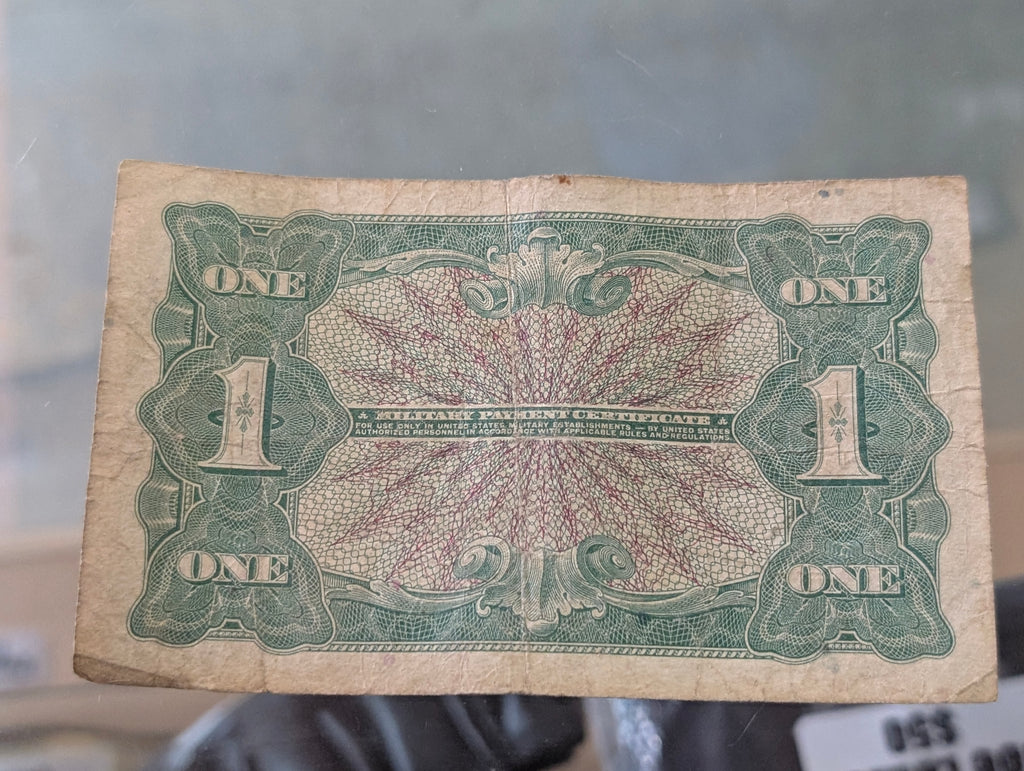 Vintage 1951 $1 Military Payment Certificate Series 651 US Currency Note