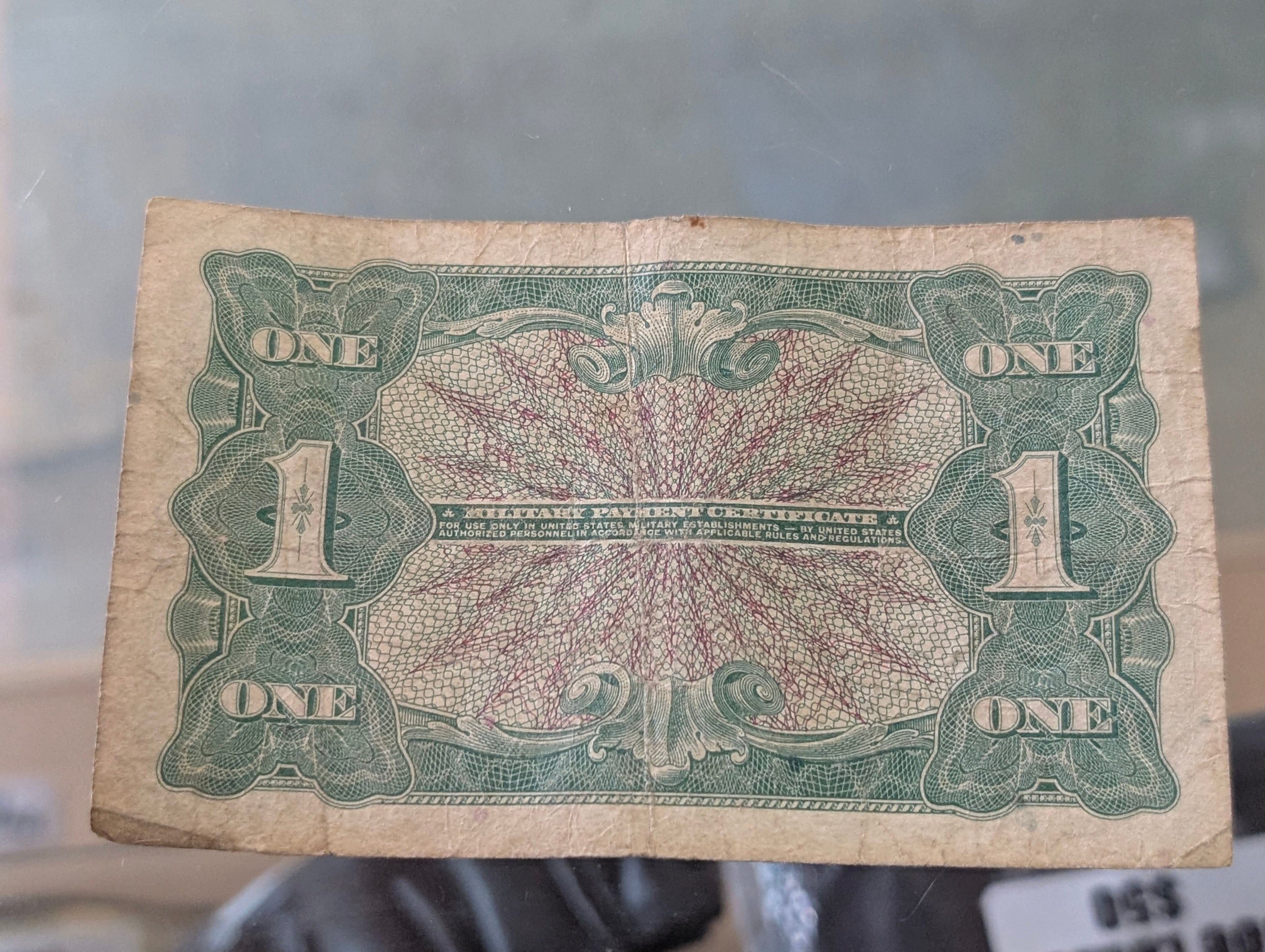 Vintage 1951 $1 Military Payment Certificate Series 651 US Currency Note