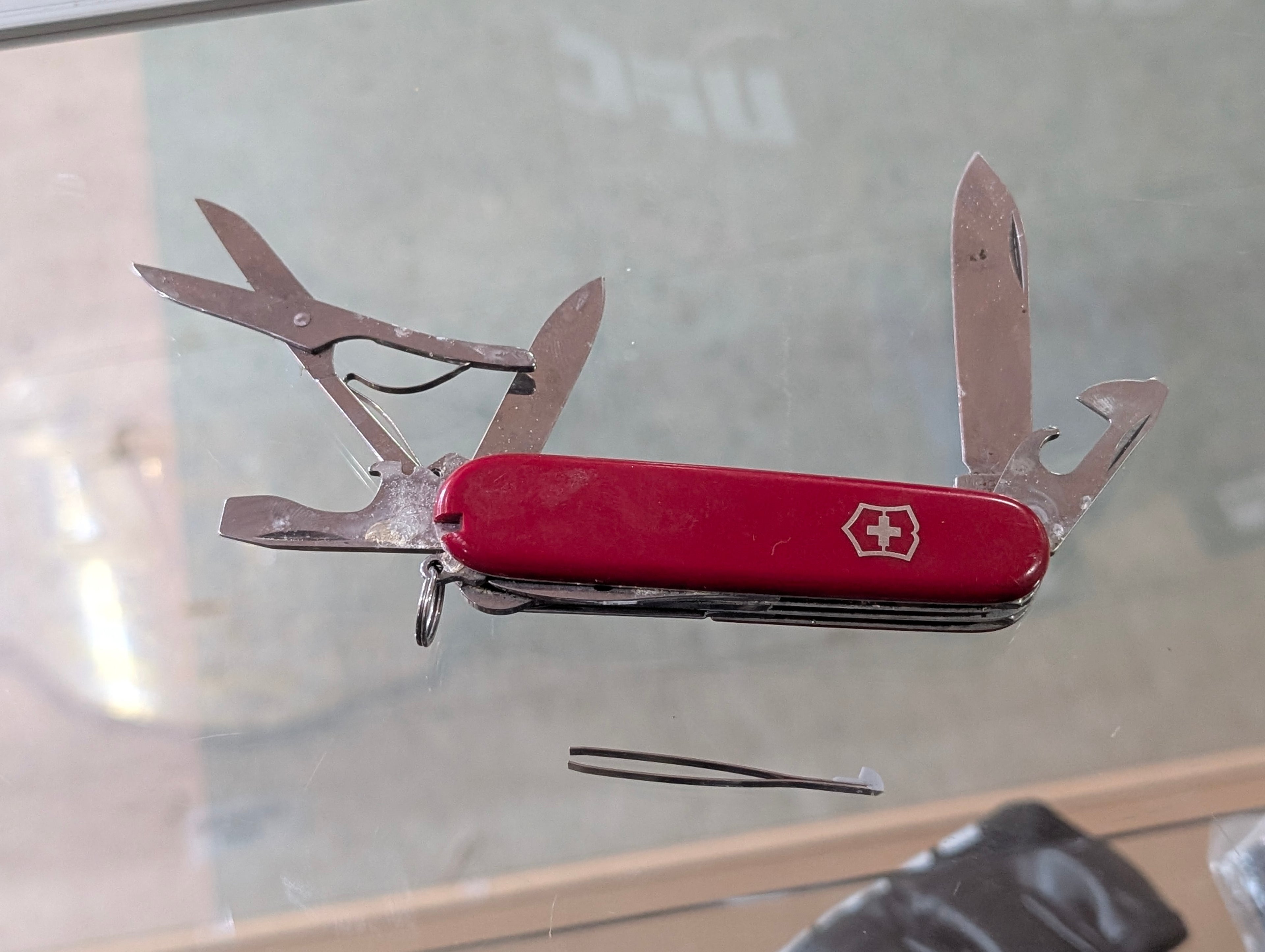 Vintage Victorinox Swiss Army Knife Red Multi Tool Pocket Knife Classic