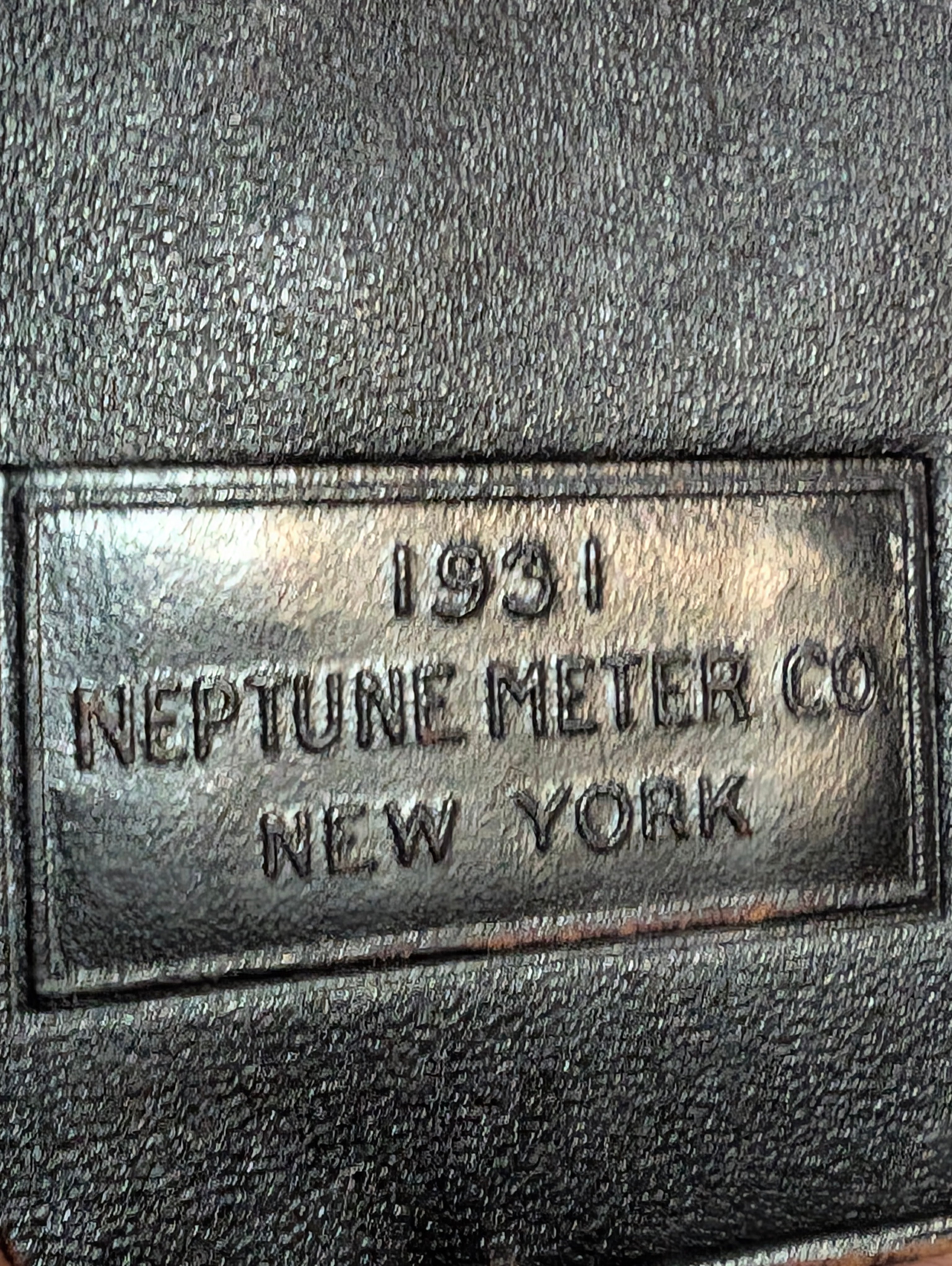 Vintage 1931 Neptune Meter Co New York Trident Water Meter Pocket Catalog