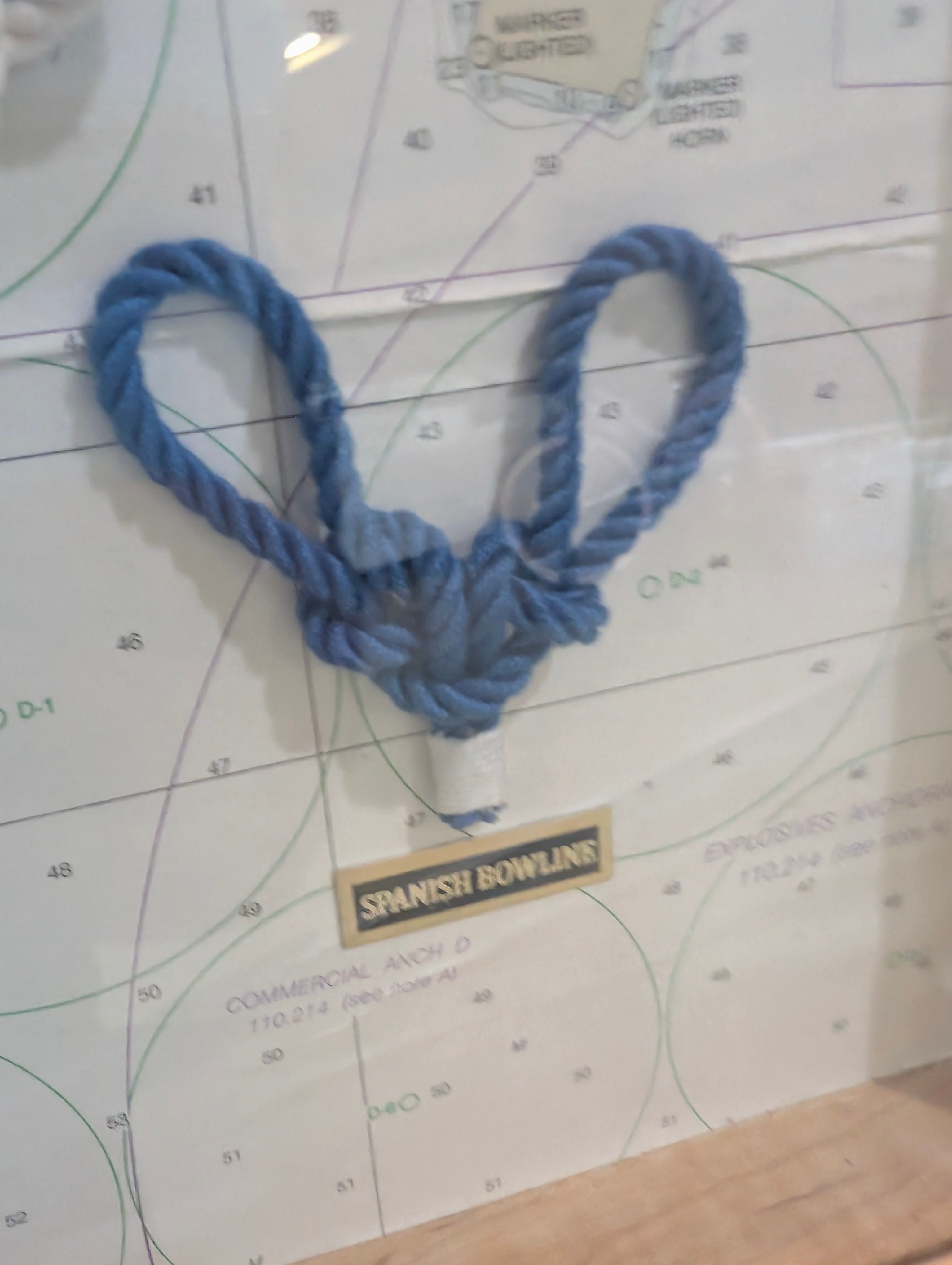 Nautical Knot Framed Wall Art Anchor Design Los Angeles Harbor Chart
