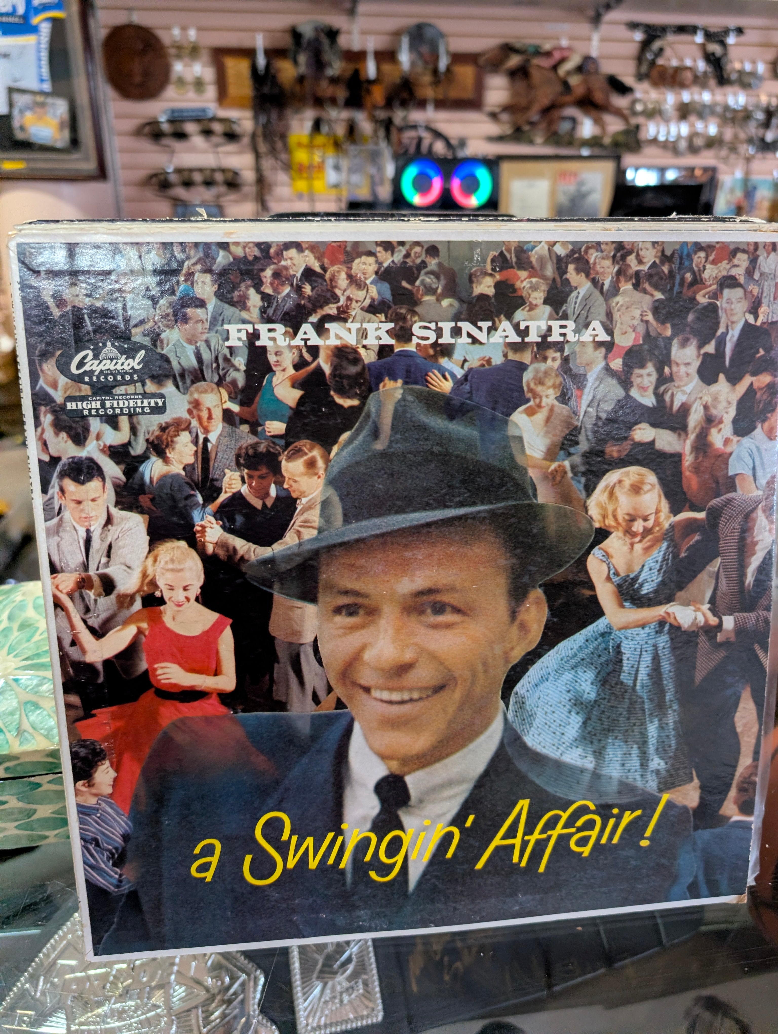 Vintage Frank Sinatra A Swingin’ Affair 1957 Capitol W-803 Mono LP