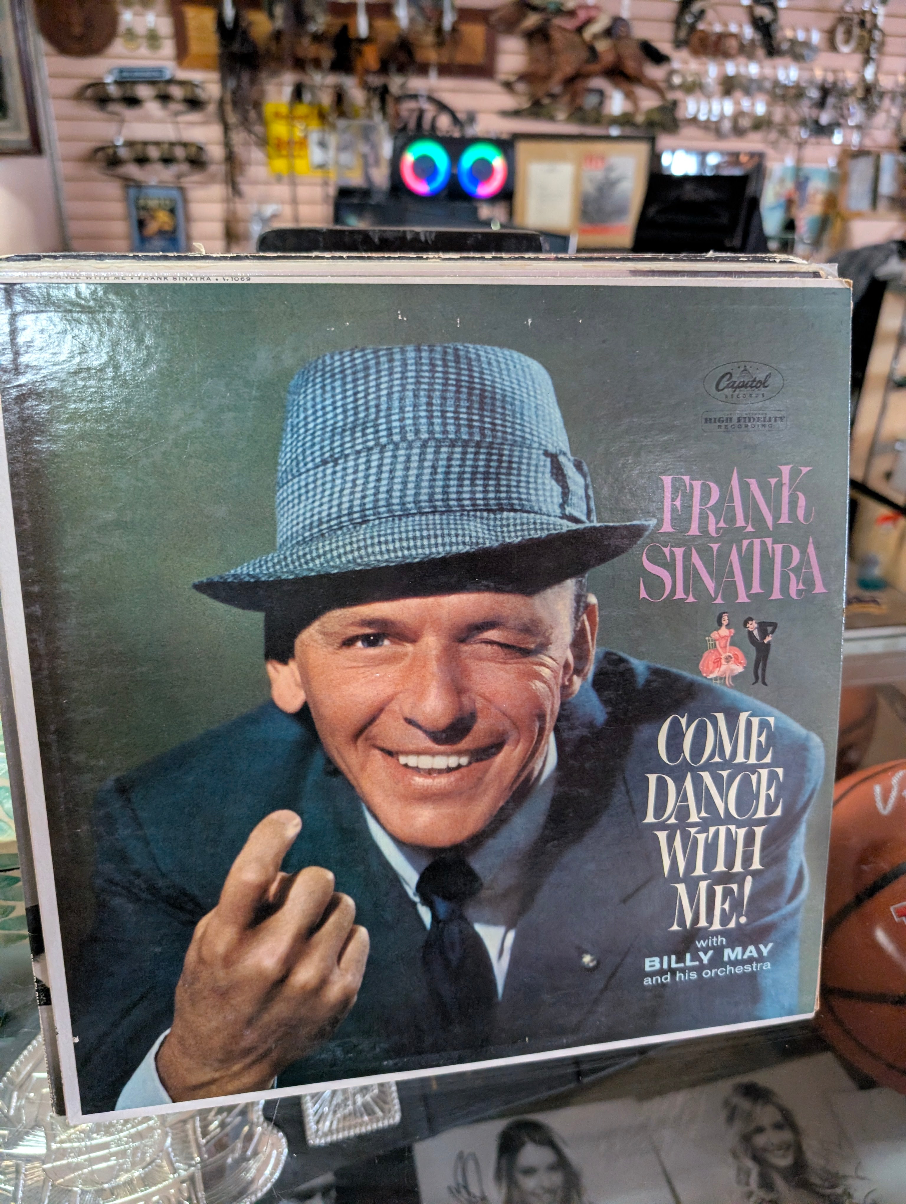 Vintage Frank Sinatra Come Dance With Me 1959 Capitol SW-1069 Stereo LP