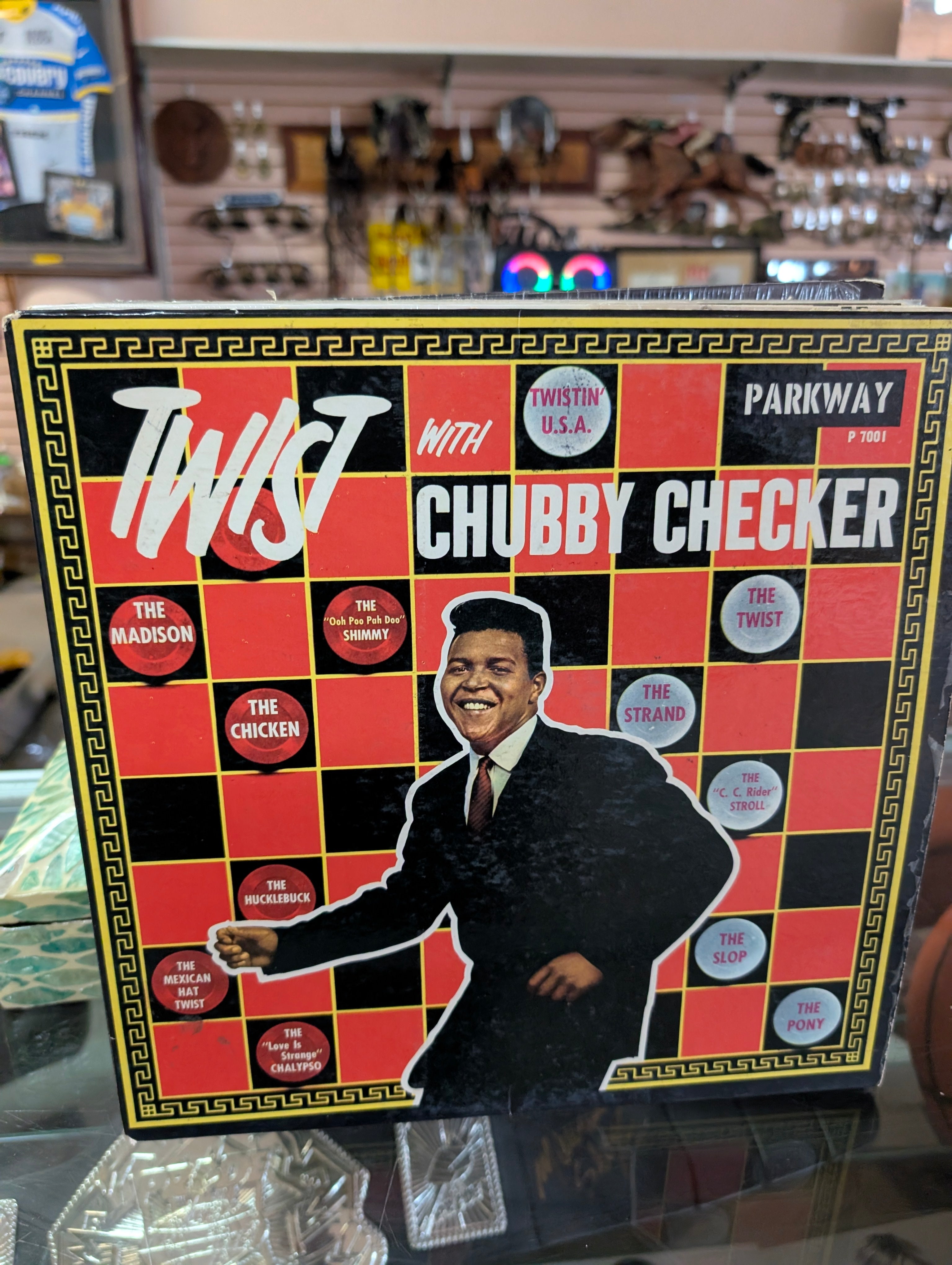 Vintage Chubby Checker Twist With Chubby Checker Parkway P-7001 Vinyl LP