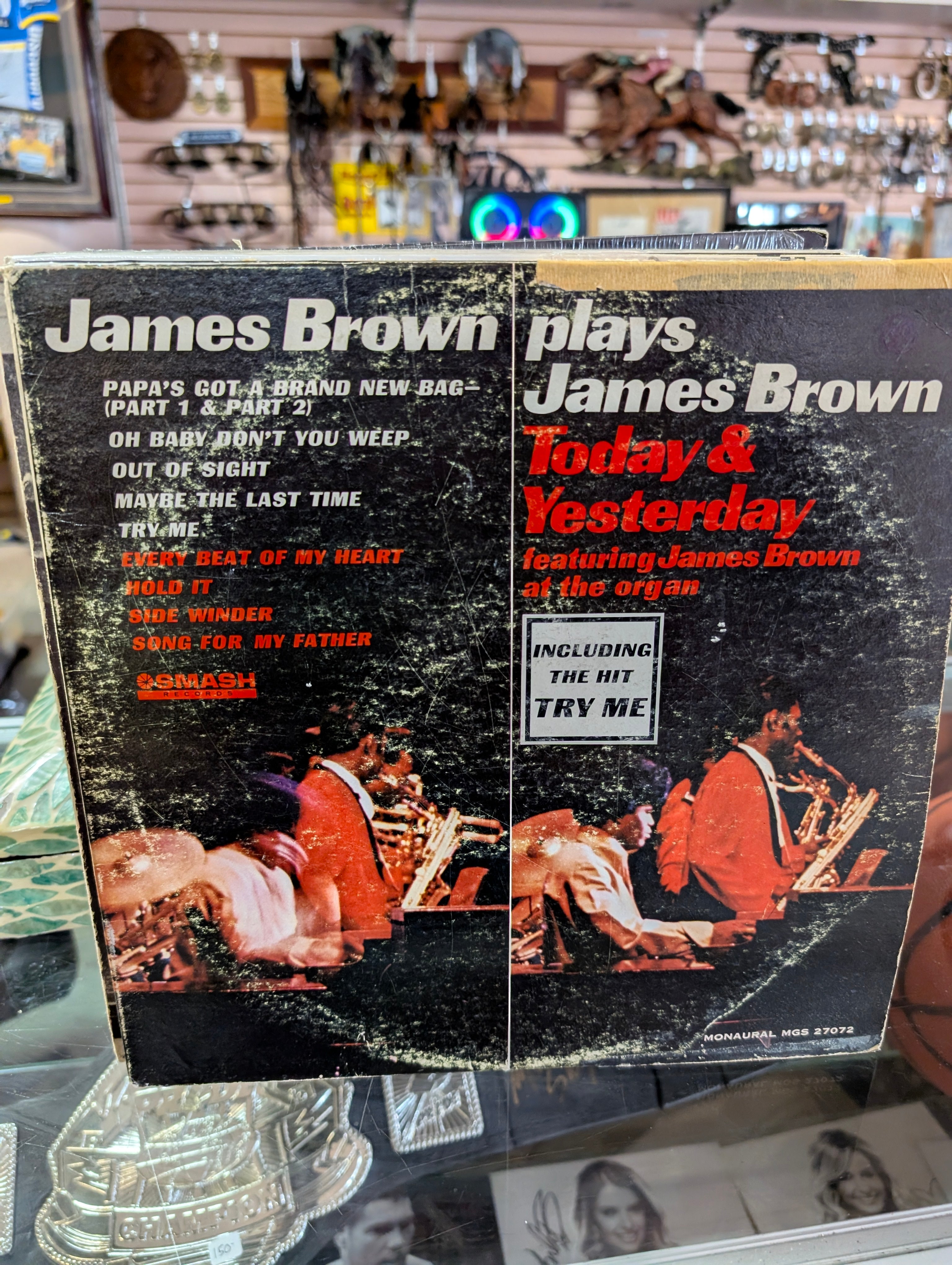 Vintage James Brown Plays James Brown Today & Yesterday MGS 27072 LP