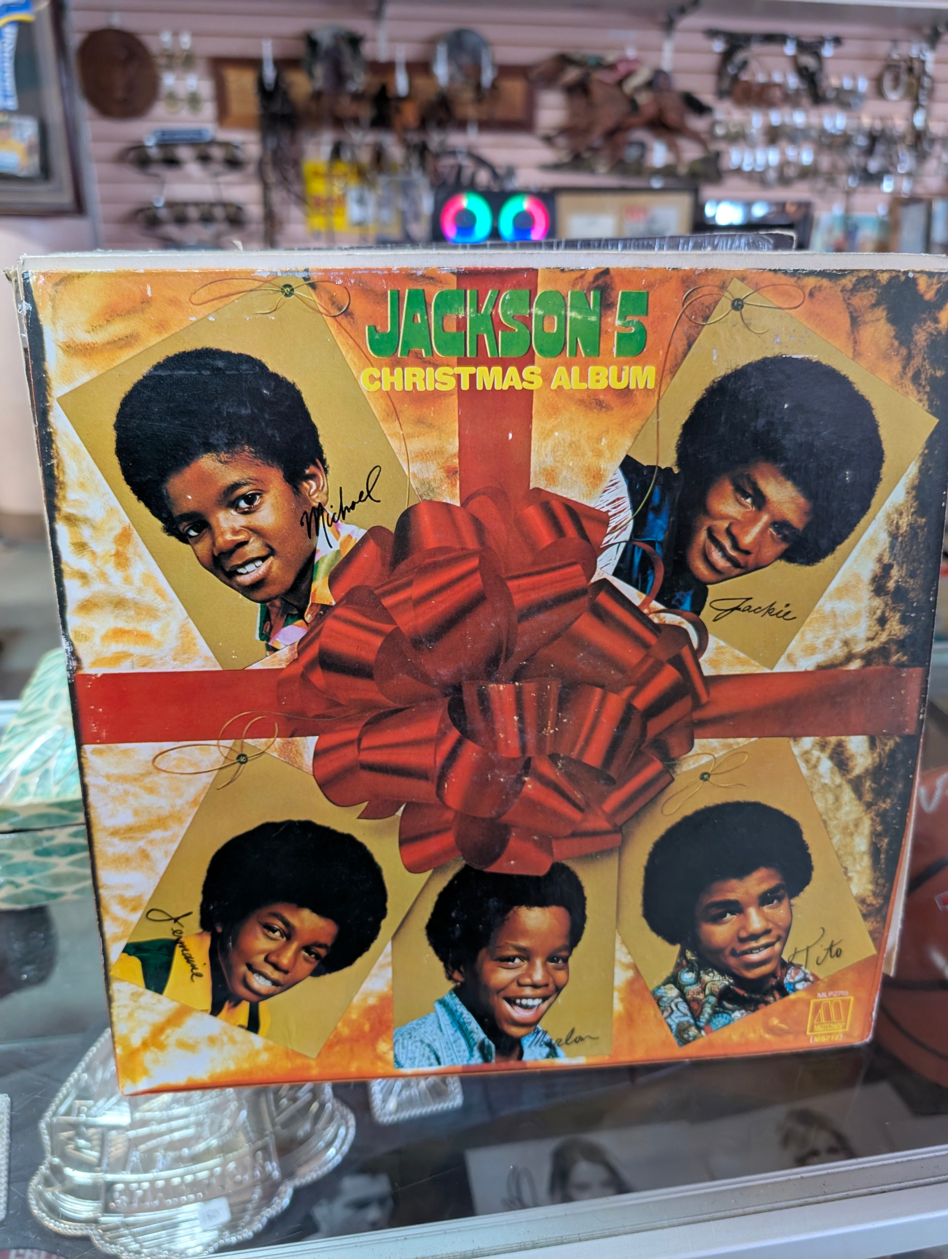 Vintage Jackson 5 Christmas Album Motown Vinyl LP Holiday Soul Record